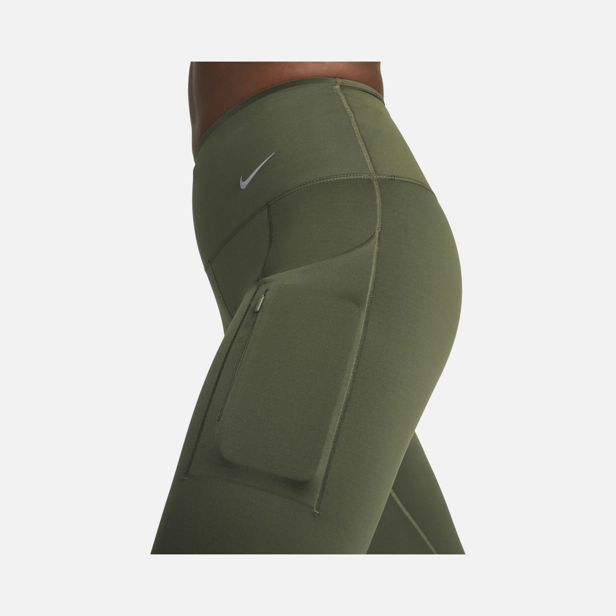 Nike Go Firm-Support High-Waisted With Pockets Running Kadın Tayt