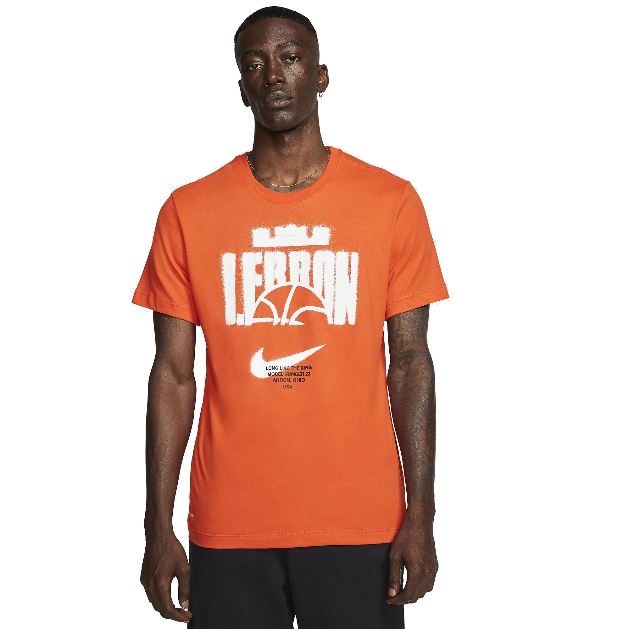 Nike LeBron James Dri-Fit Short-Sleeve Erkek Tişört