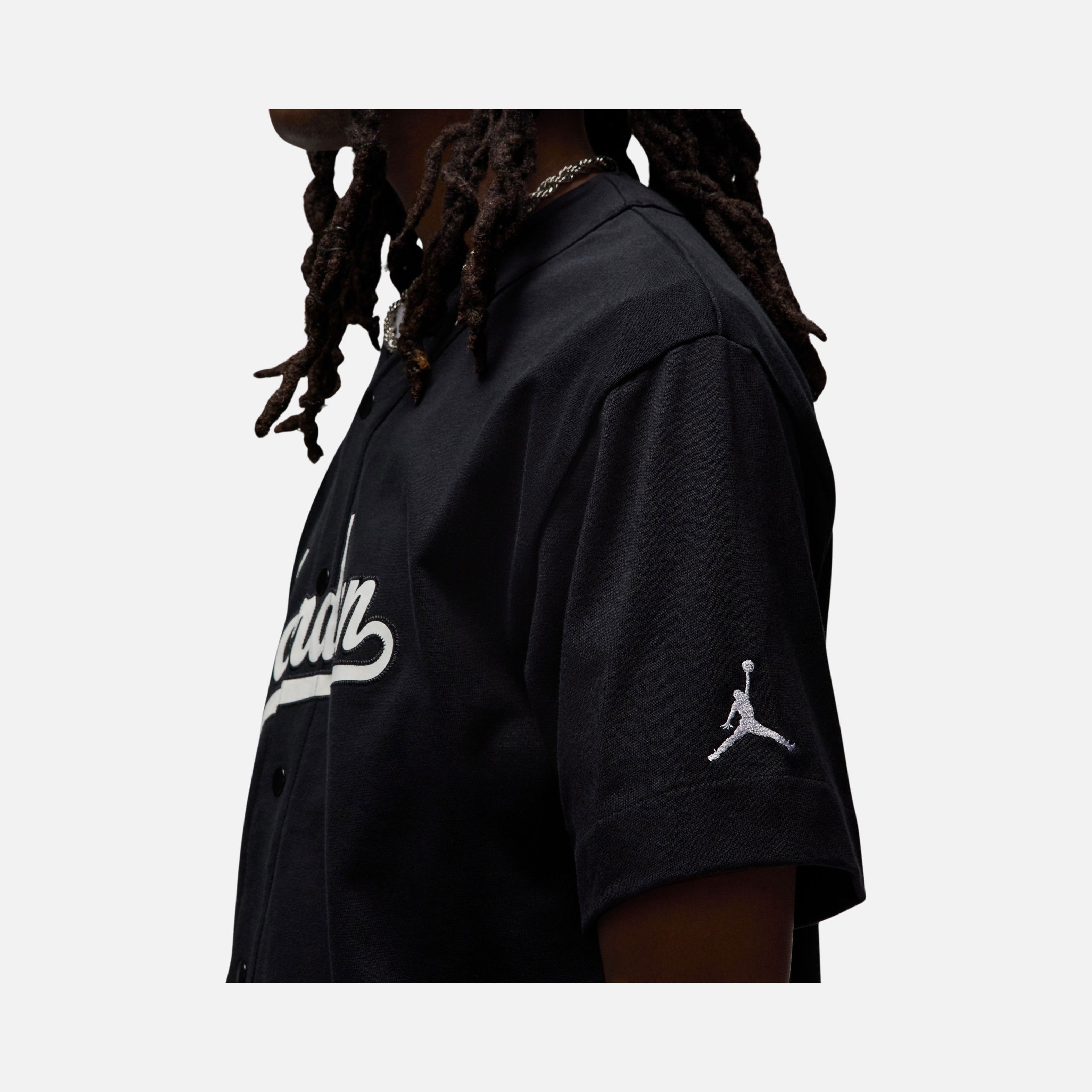 Jordan Flight MVP Statement Baseball Full-Snap Short-Sleeve Erkek Tişört