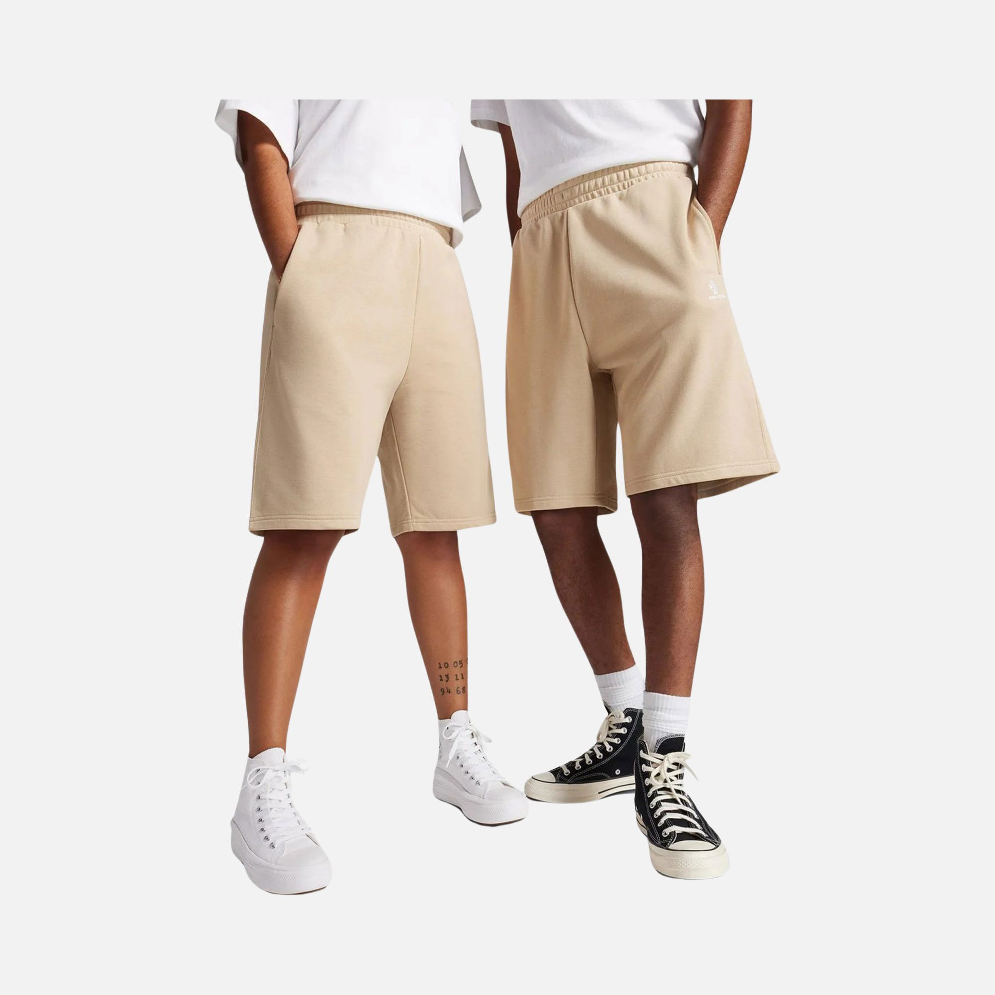 Converse Go To Embroidered Star Chevron Standard Fit Fleece Unisex Şort