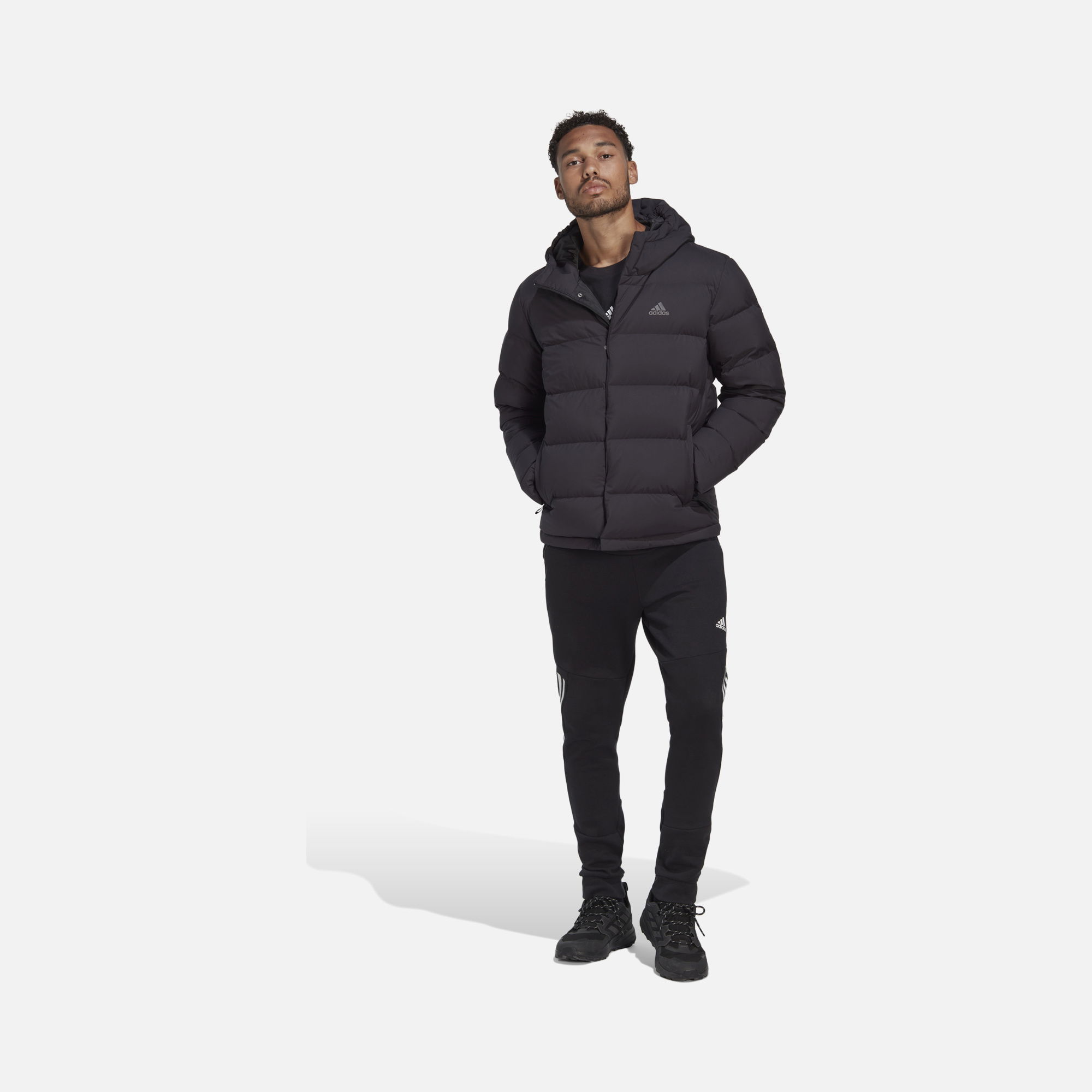 adidas Sportswear Helionic 600 Down Full-Zip Hoodie Erkek Mont