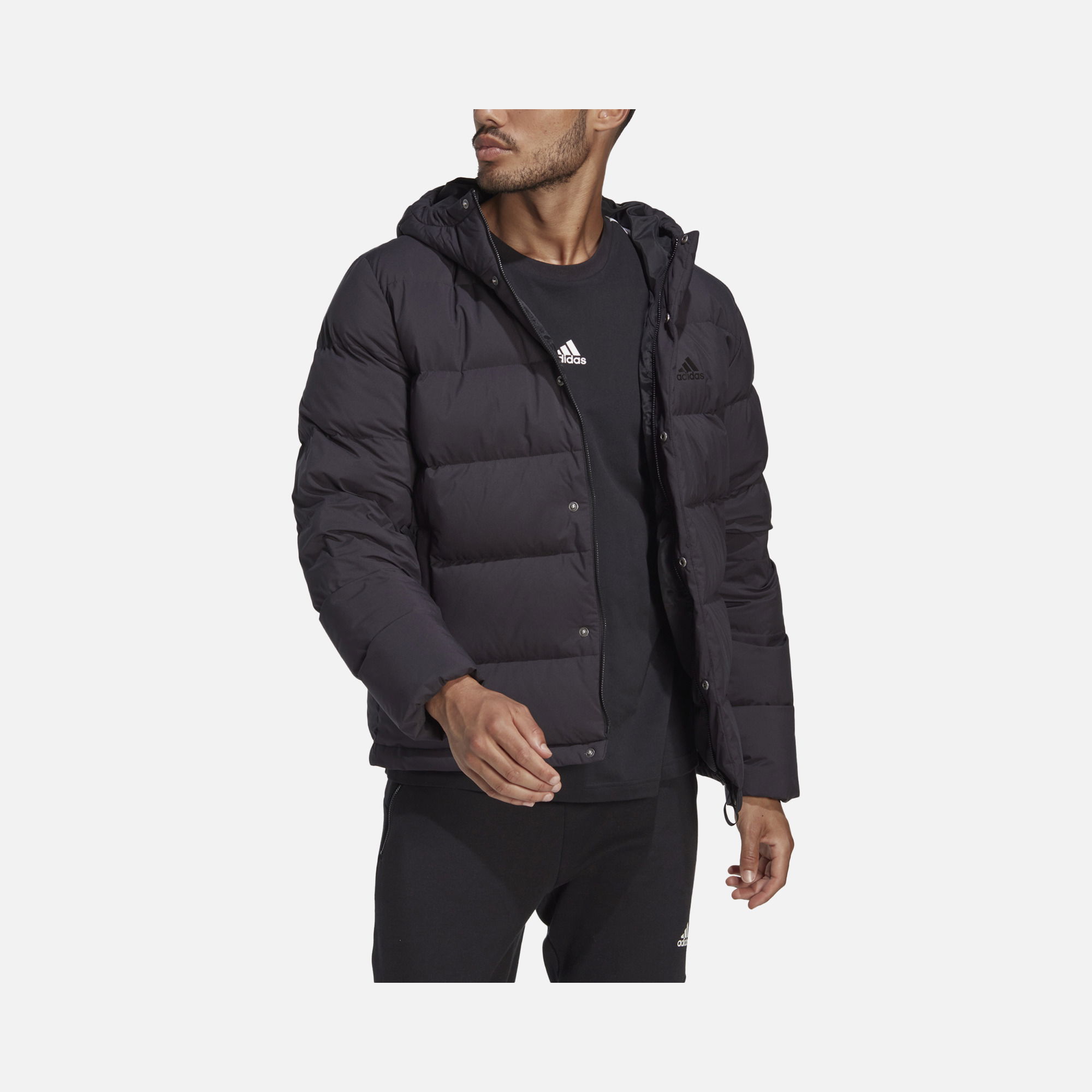 adidas Sportswear Helionic 600 Down Full-Zip Hoodie Erkek Mont