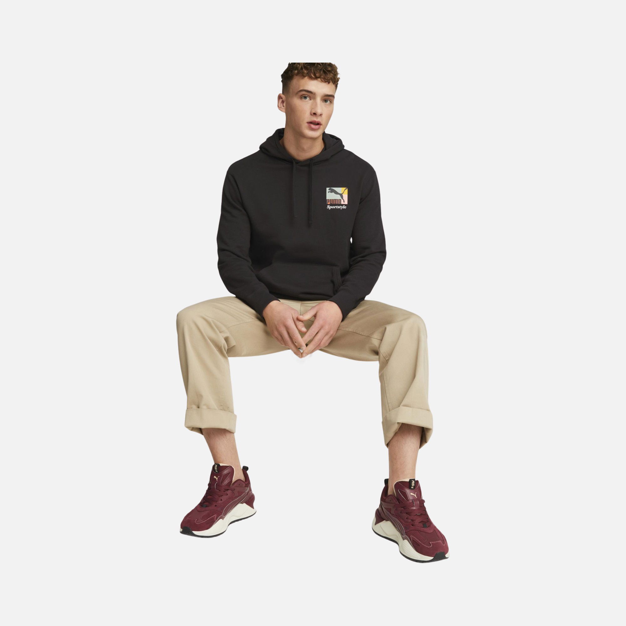 Puma Sportswear Classics Brand Love Graphic Hoodie Erkek Sweatshirt