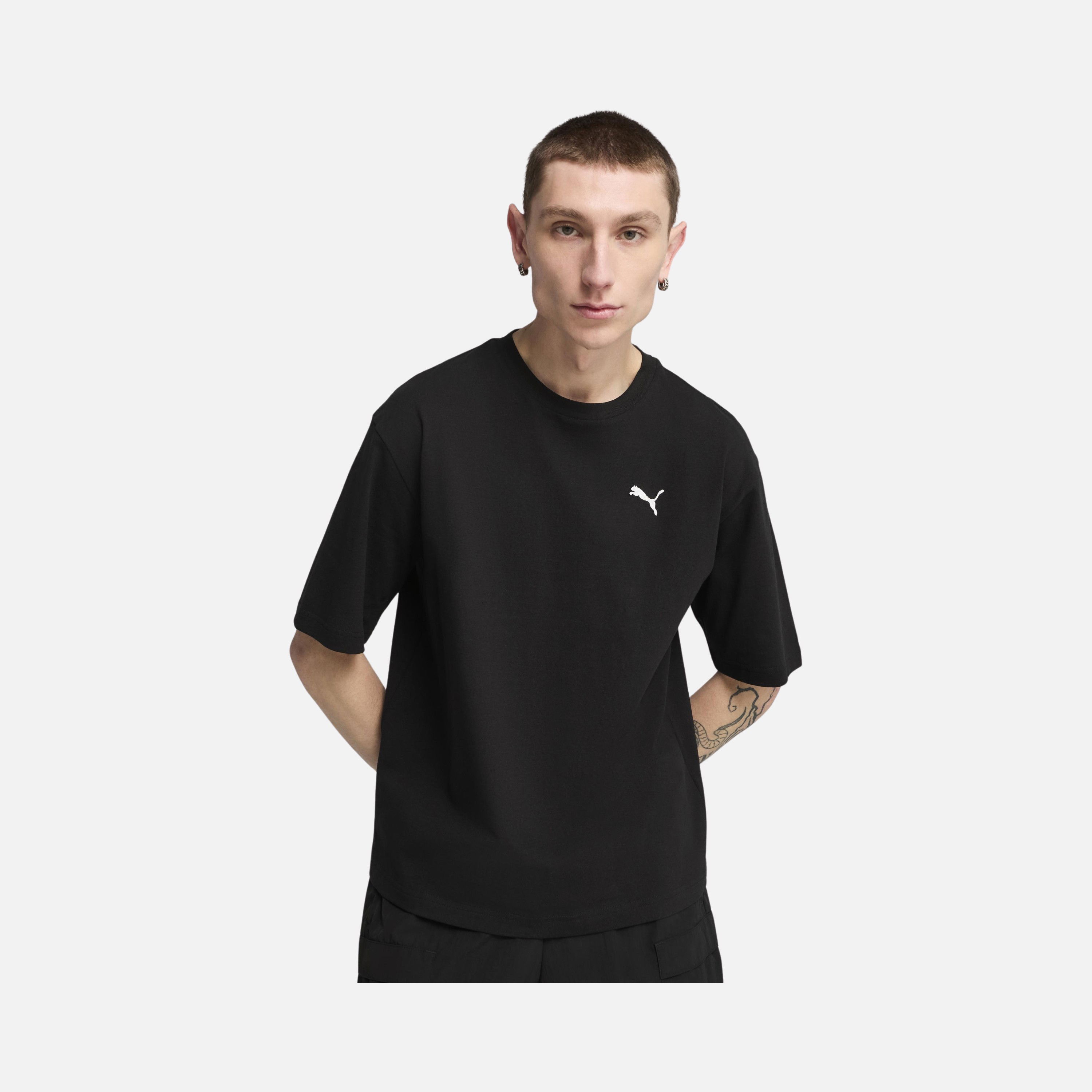 Puma Sportswear Essentials Wardrobe Boxy Short-Sleeve Erkek Tişört