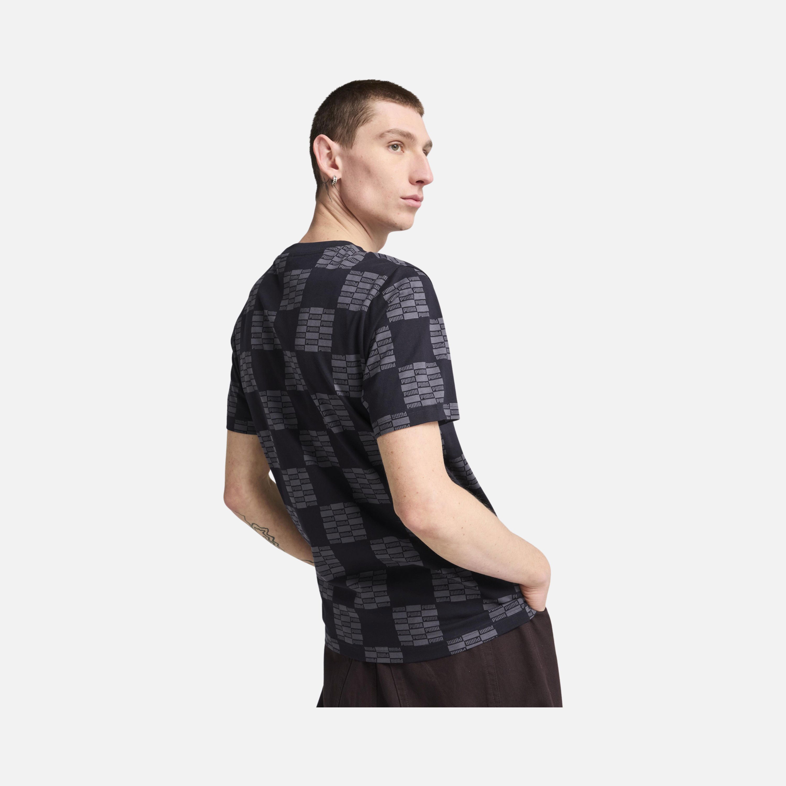 Puma Sportswear United All Over Printed Regular-Fit Short-Sleeve Erkek Tişört