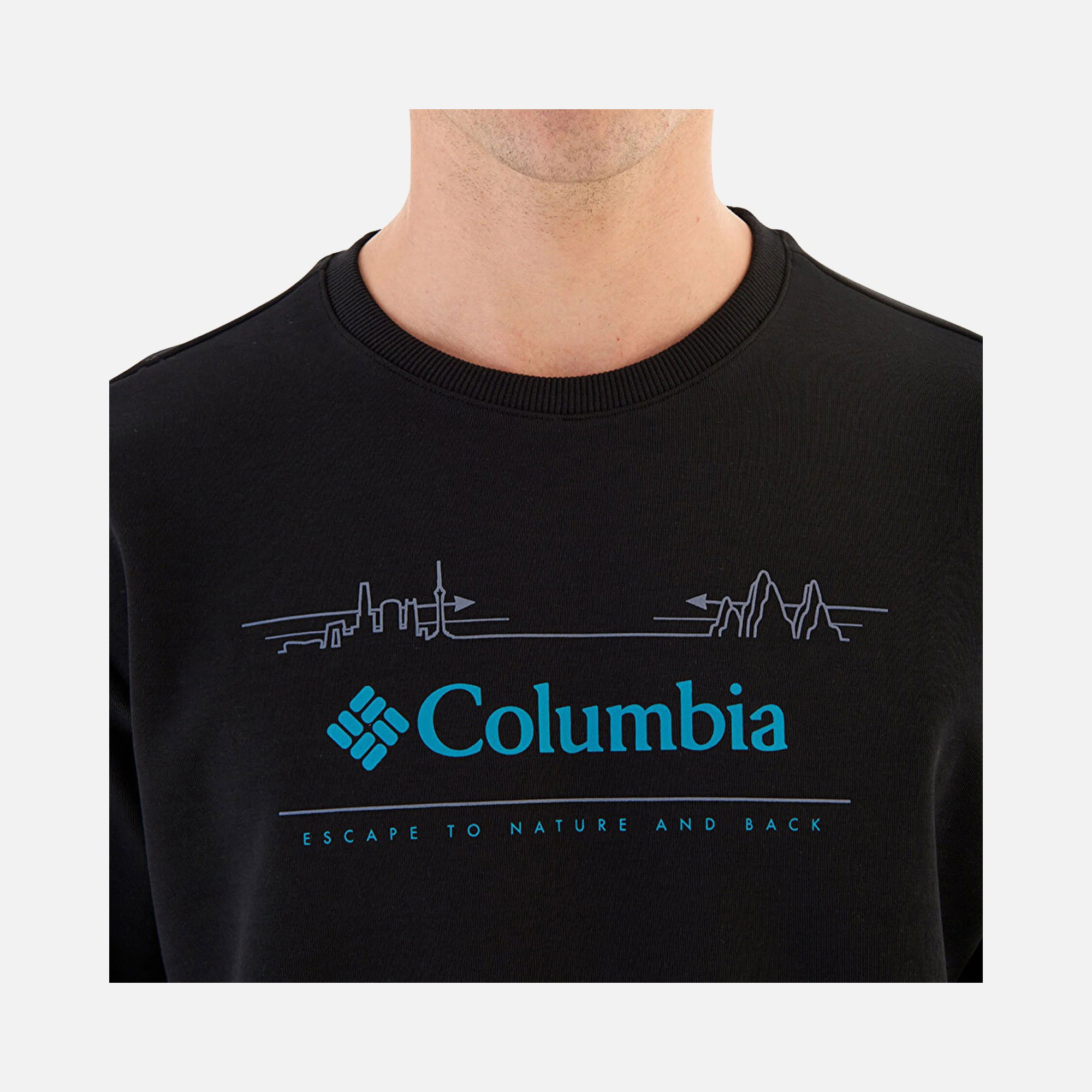 Columbia Sportswear CSC Nature And Back Crew Erkek Sweatshirt