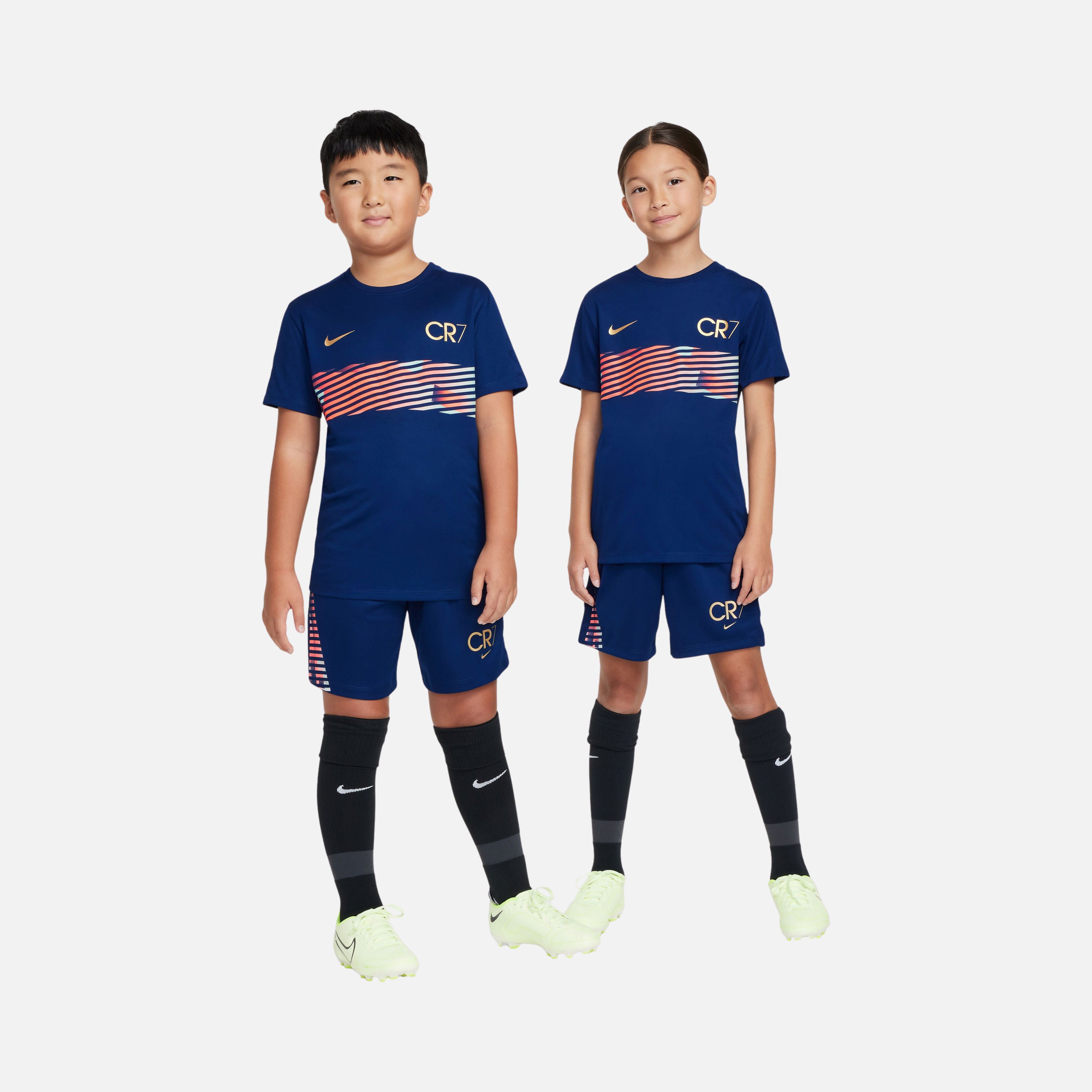 Nike CR7 Academy23 Dri-Fit Soccer Short-Sleeve Çocuk Tişört