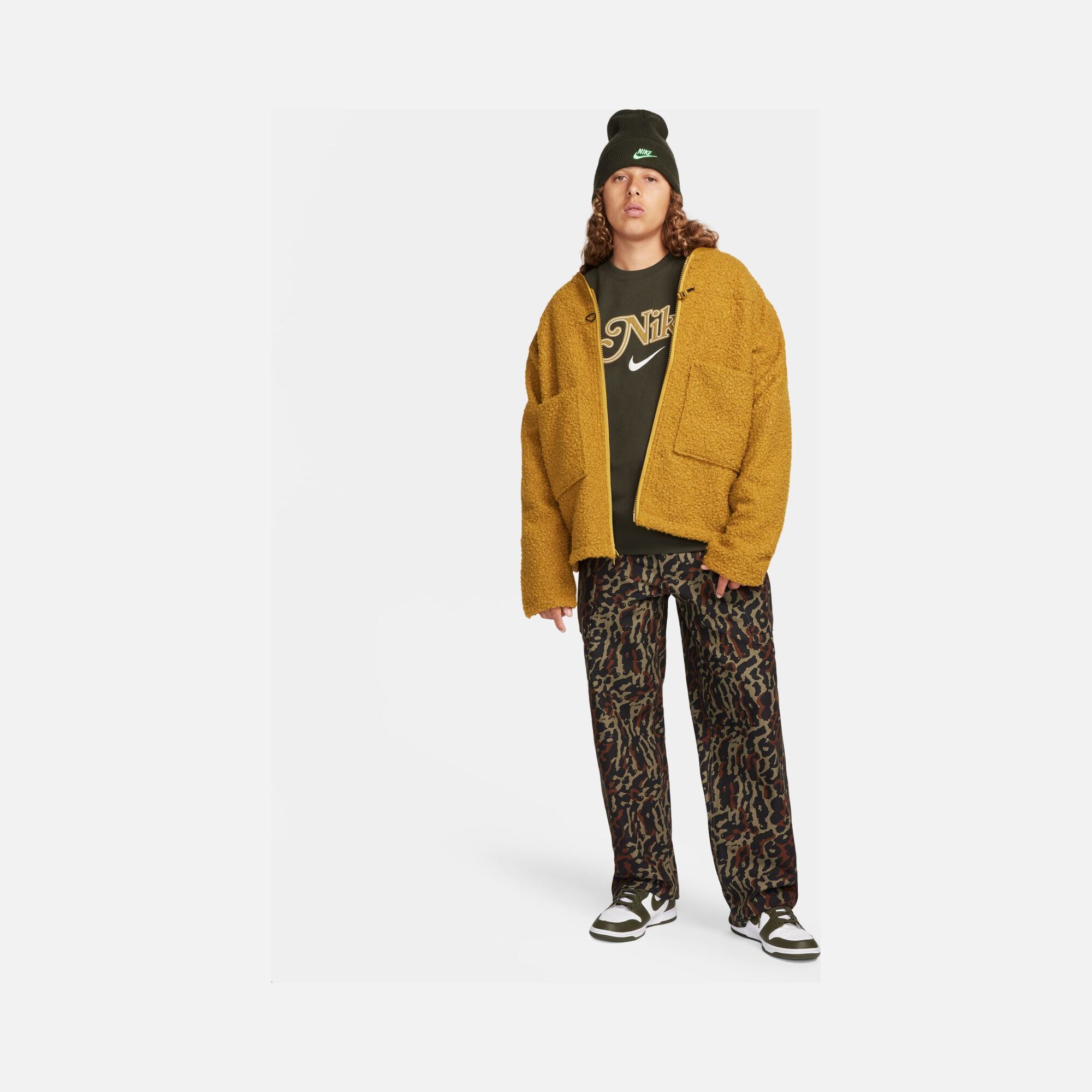 Nike Sportswear Trend Graphic Fleece Erkek Sweatshirt