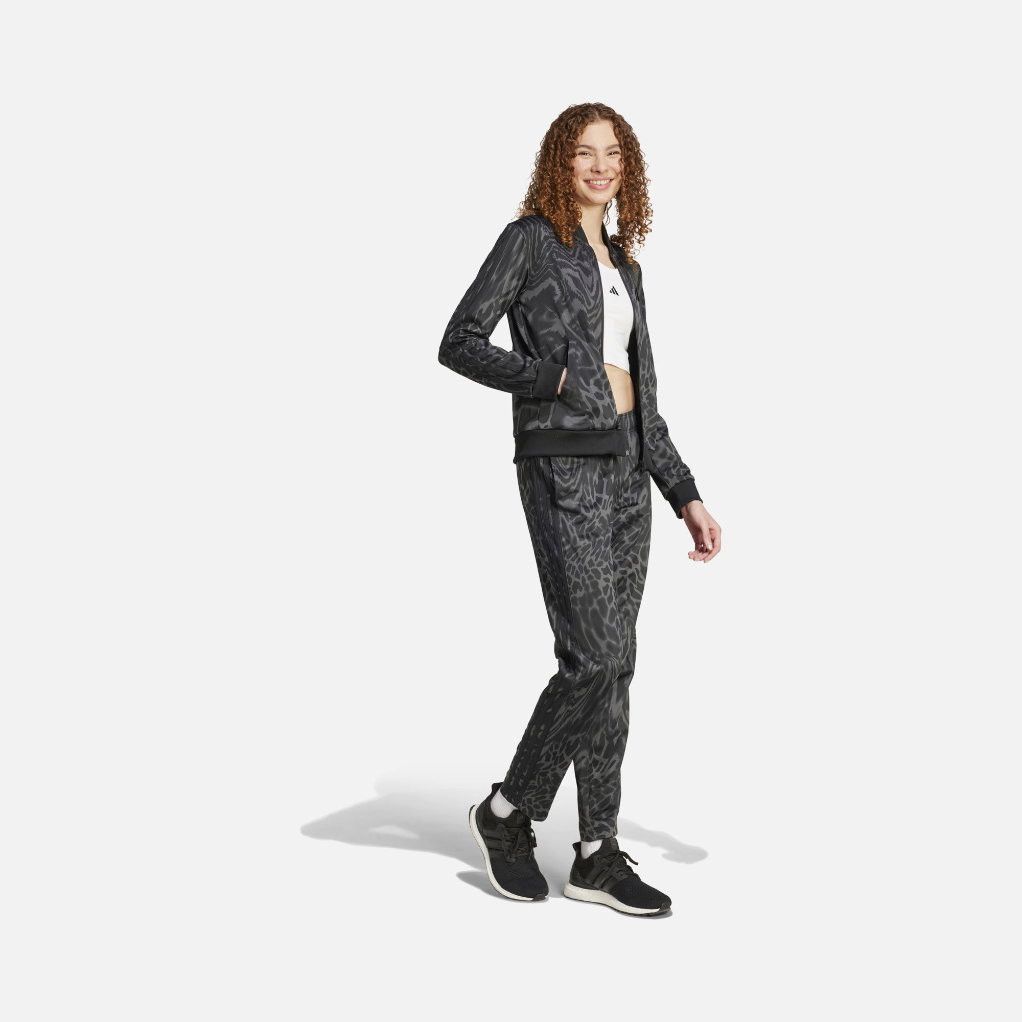 adidas Sportswear Essentials 3-Stripes & Embroidered 3 Bar Logo Detail Full-Zip Kadın Eşofman Altı