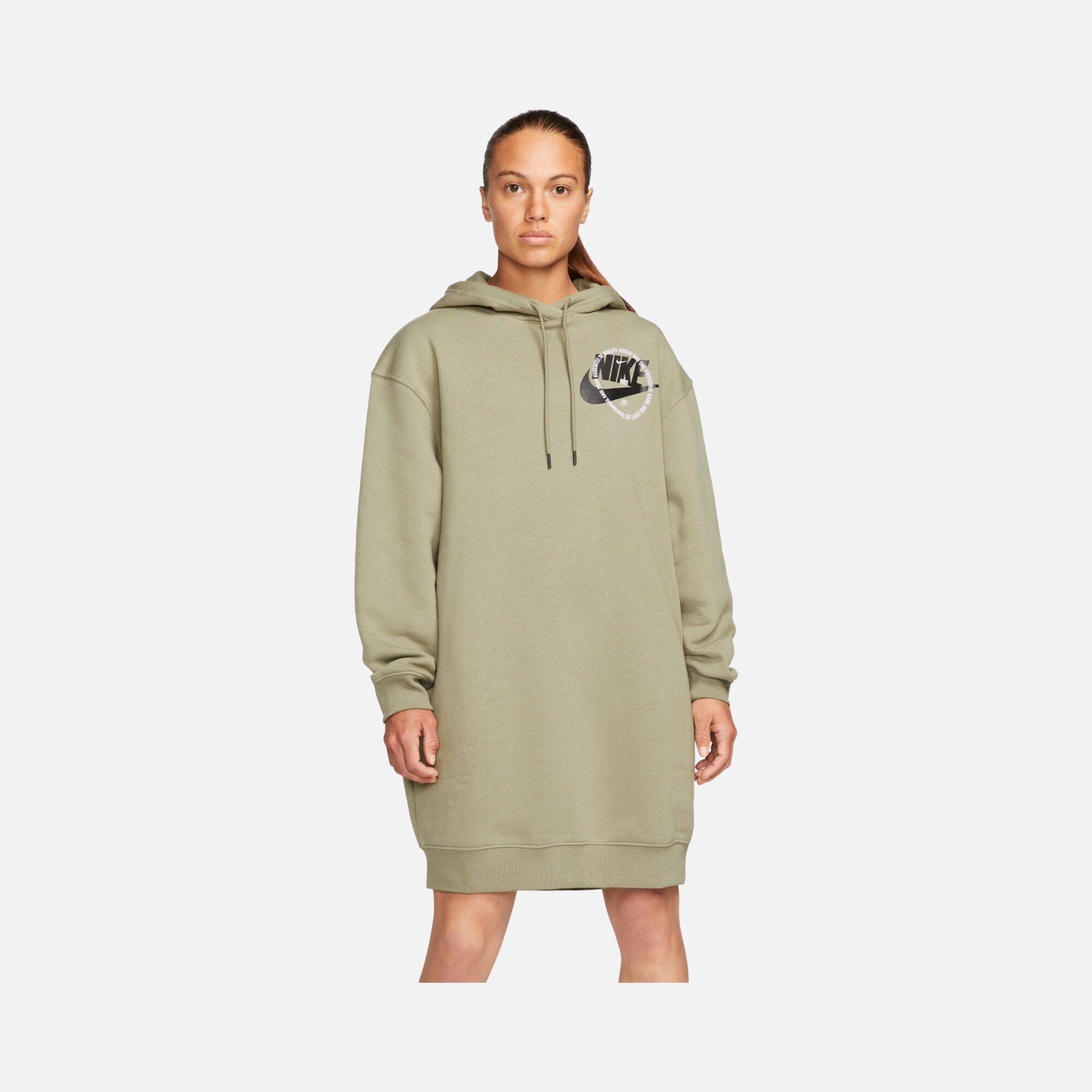 Nike Sportswear Graphic Fleece Hoodie Kadın Elbise