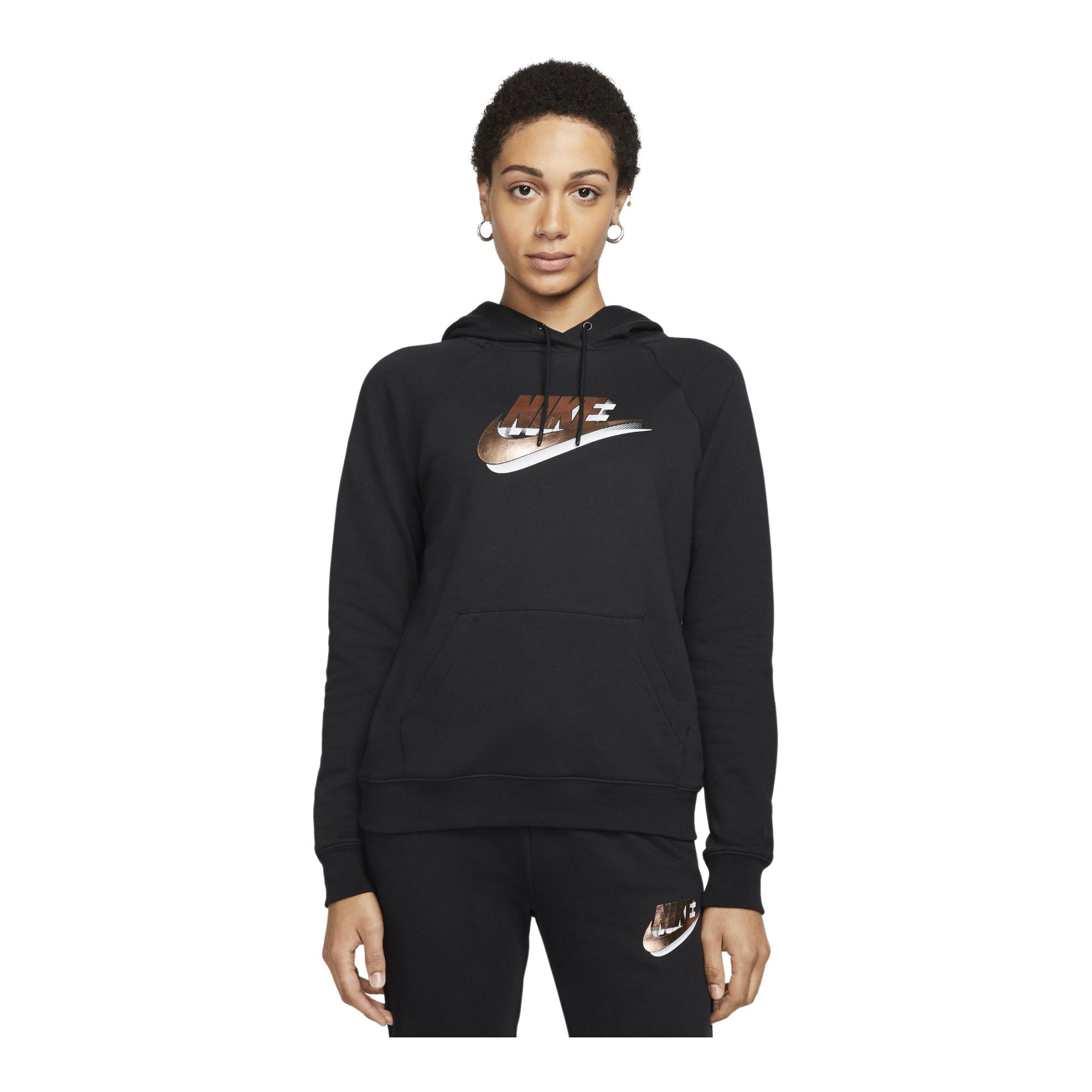 Nike Sportswear Futura Printed Pullover Hoodie Kadın Sweatshirt