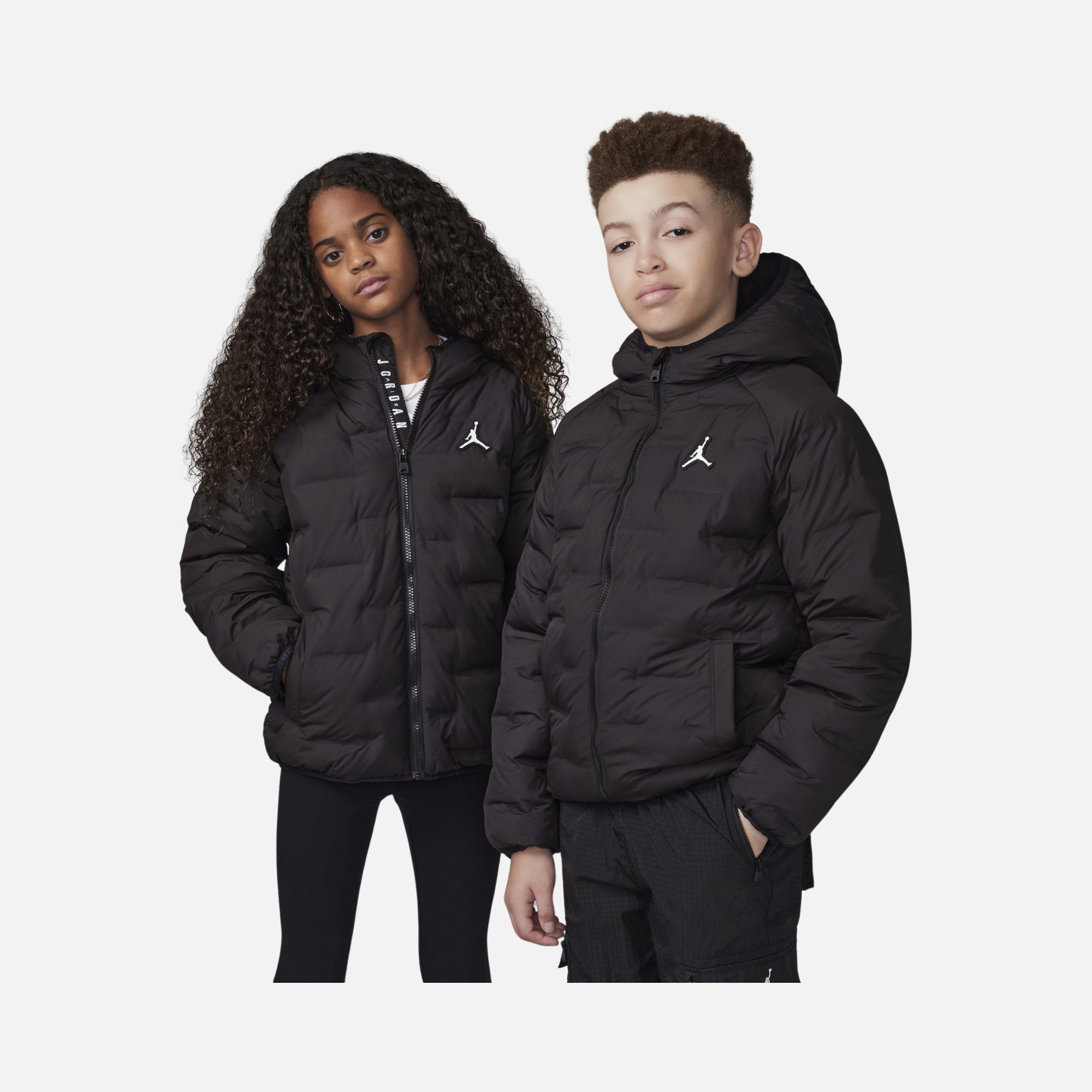 Nike Jordan  Welded Puffer Full-Zip Hoodie Çocuk Mont