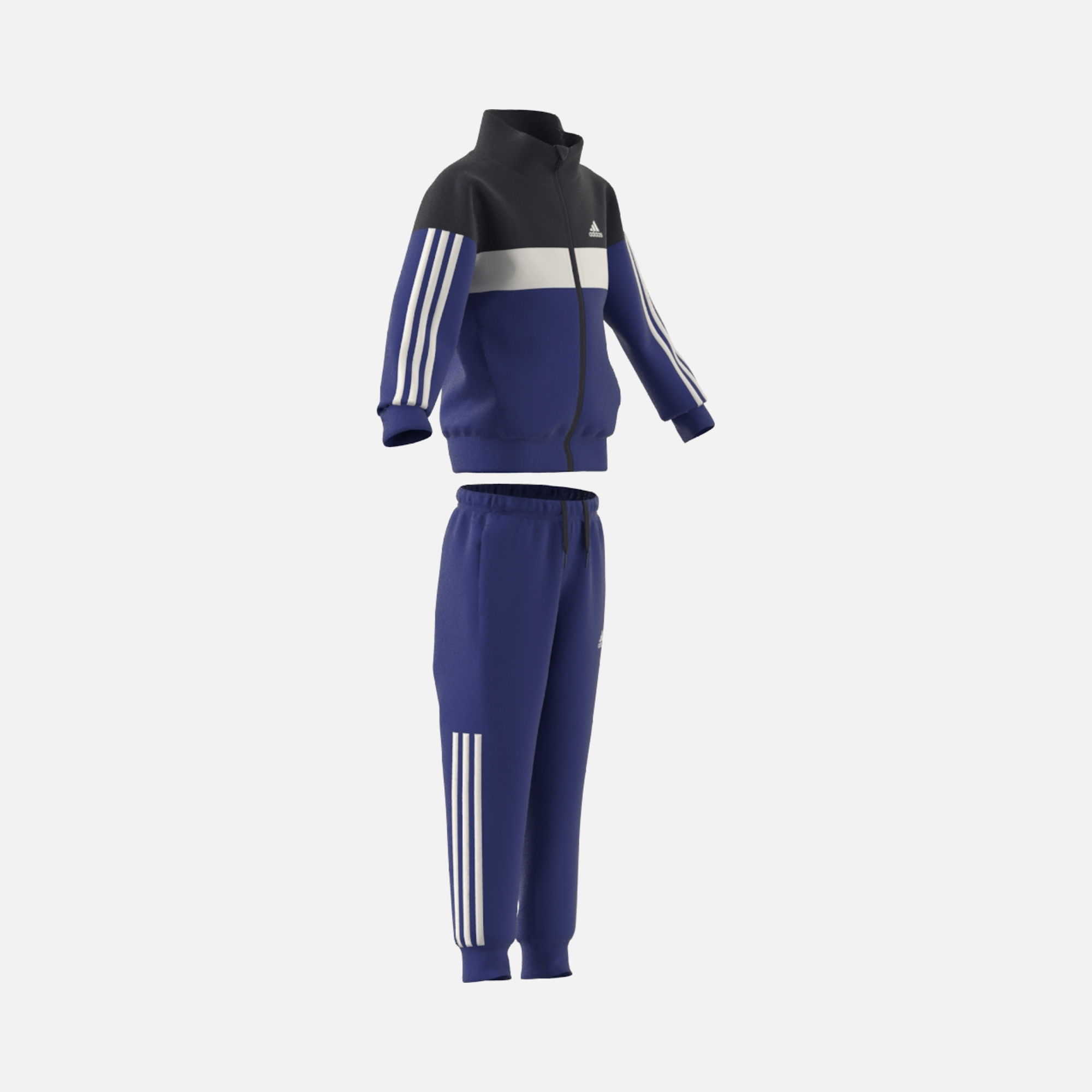 adidas Sportswear Tiberio 3-Stripes Colorblock Shiny Çocuk Eşofman Takımı