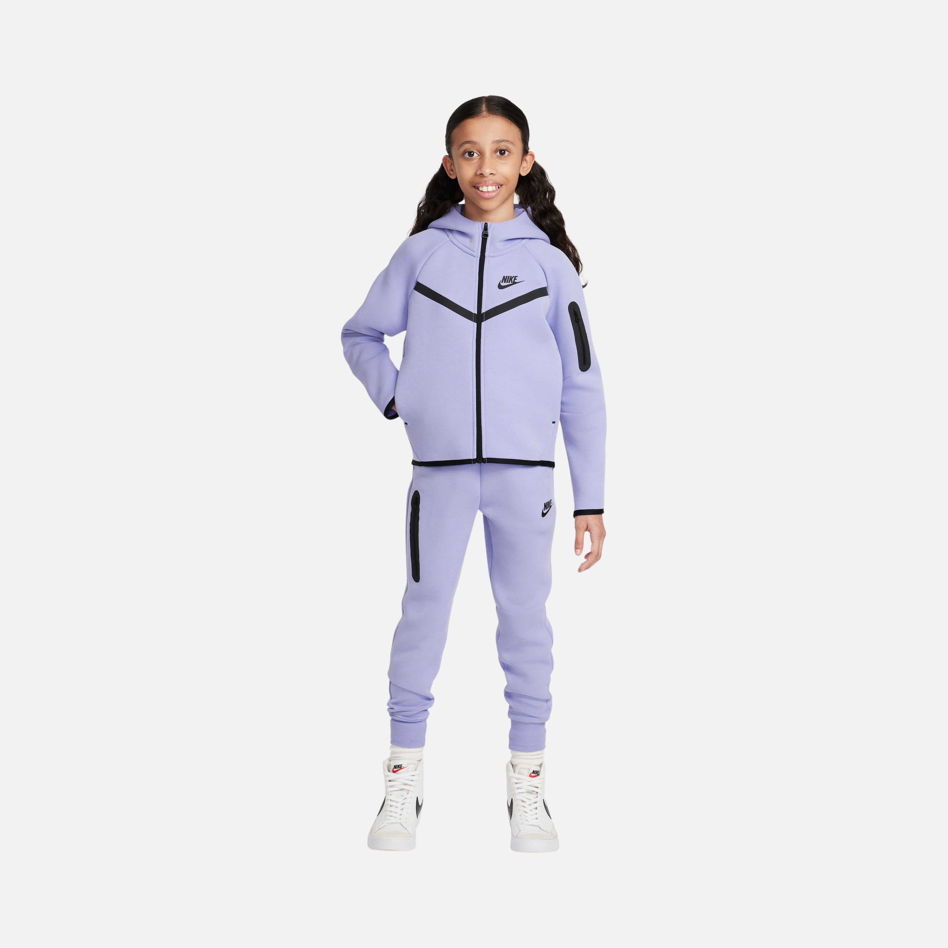 Nike Sportswear Tech Fleece SS25 Full-Zip Hoodie (Girls') Çocuk Sweatshirt