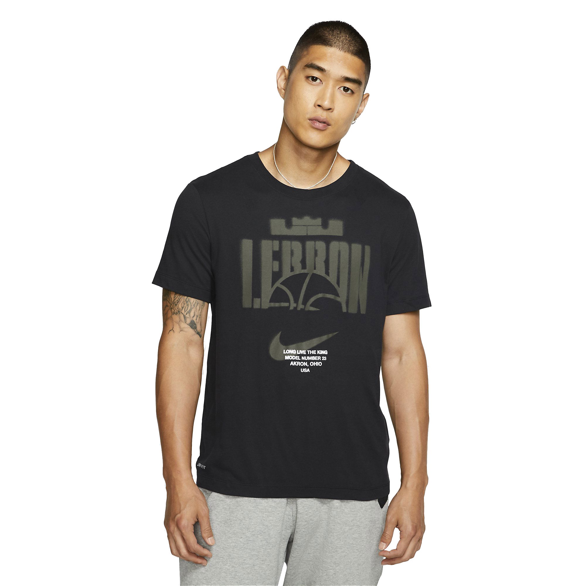 Nike LeBron James Dri-Fit Short-Sleeve Erkek Tişört