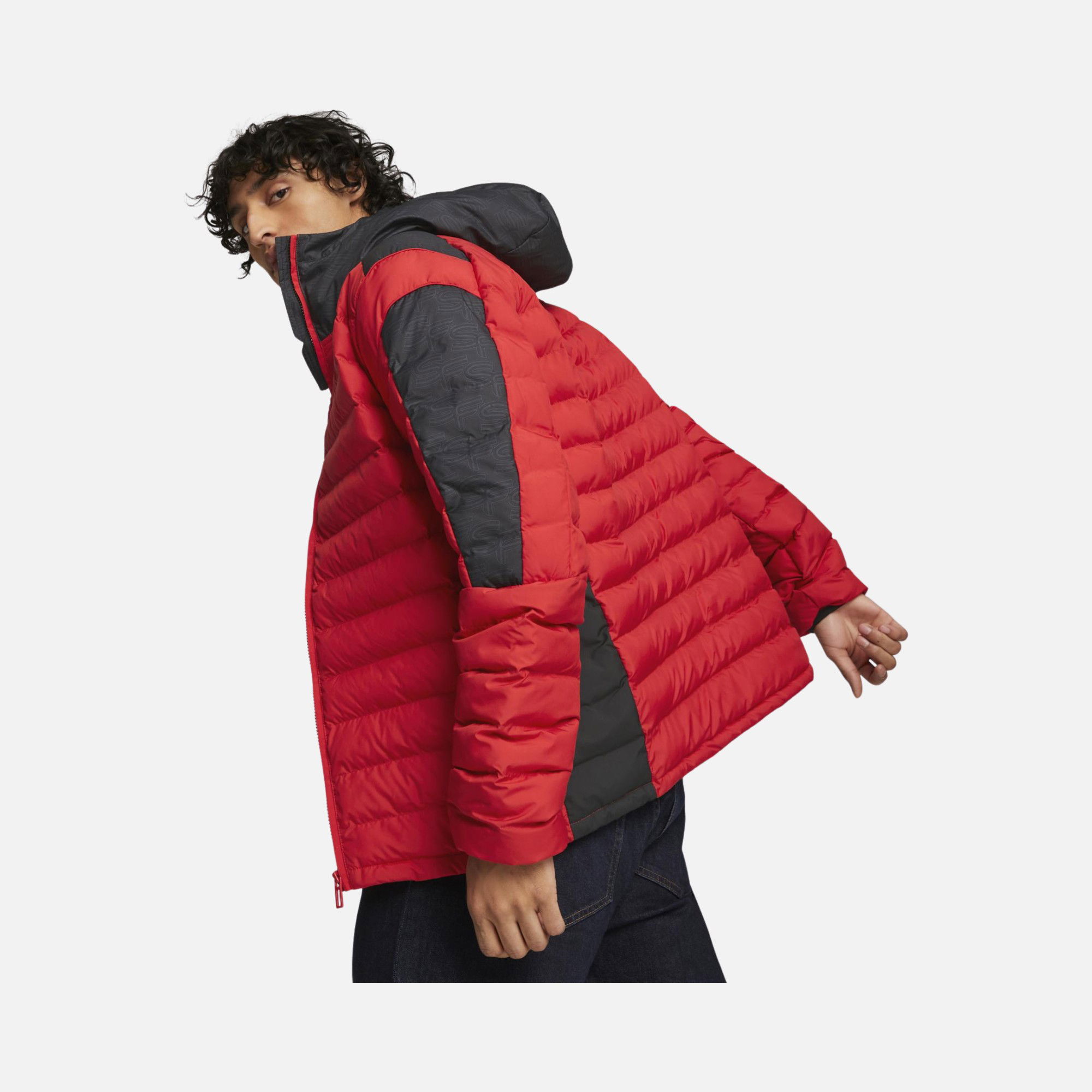 Puma Ferrari Race Mt7 Ecolite Full-Zip Hoodie Erkek Ceket