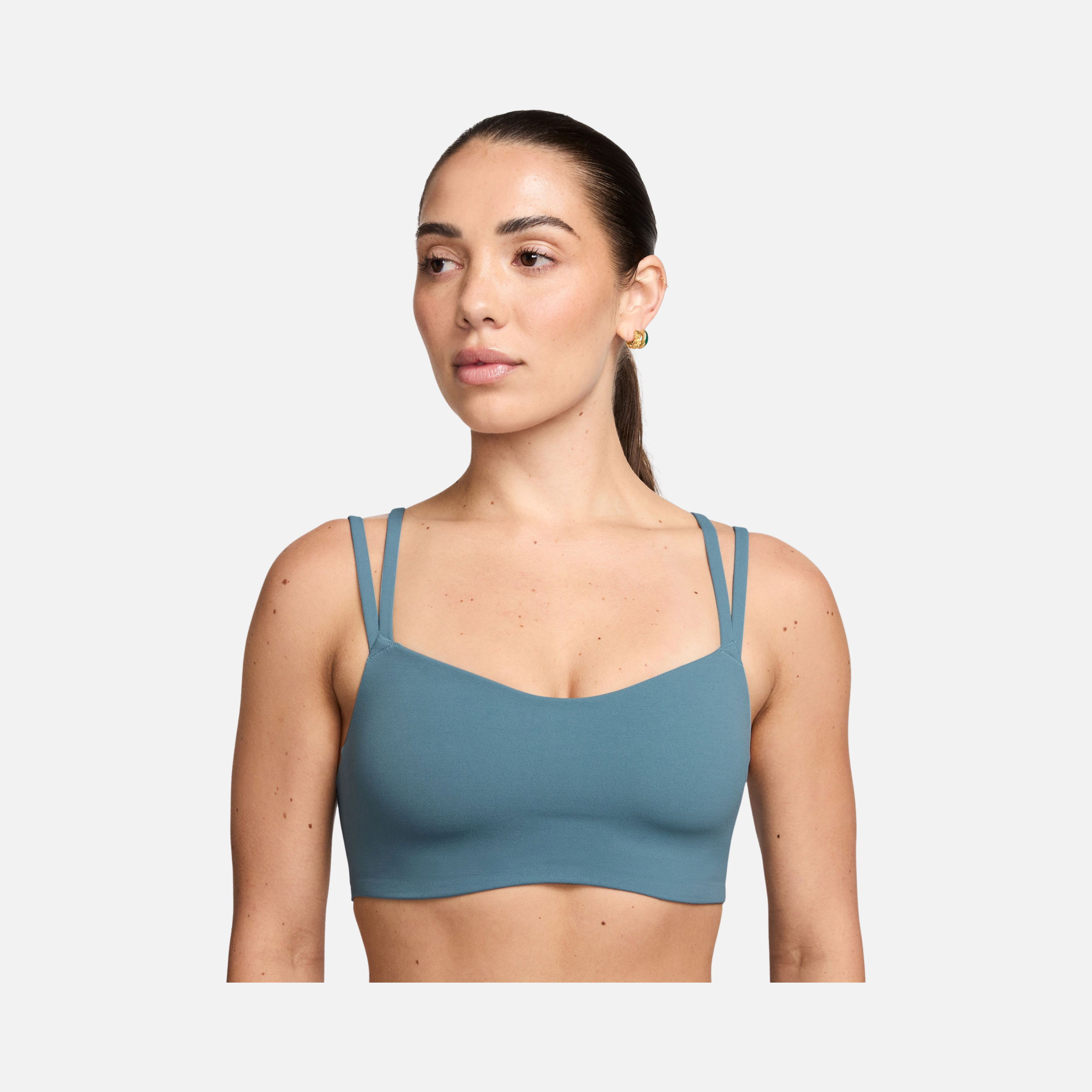 Nike Dri-Fit Alate Trace Light-Support Padded Strappy Training Kadın Bra
