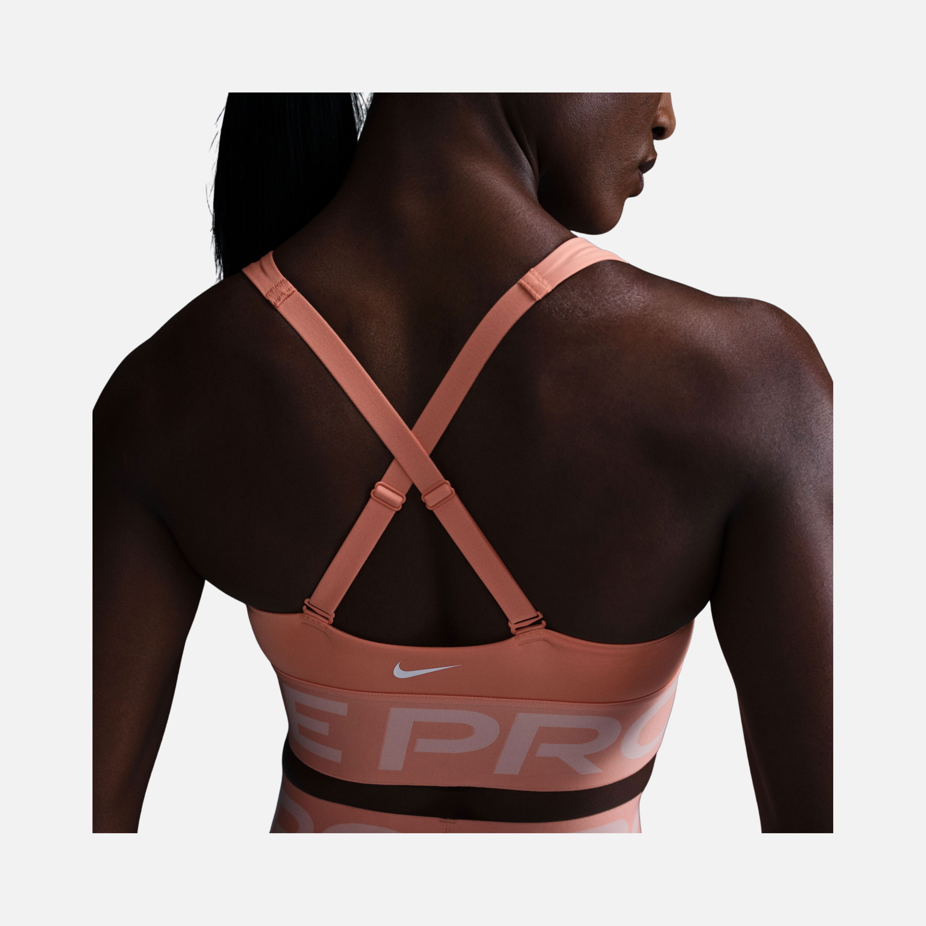 Nike Pro Indy Plunge Medium-Support Padded Training Kadın Bra
