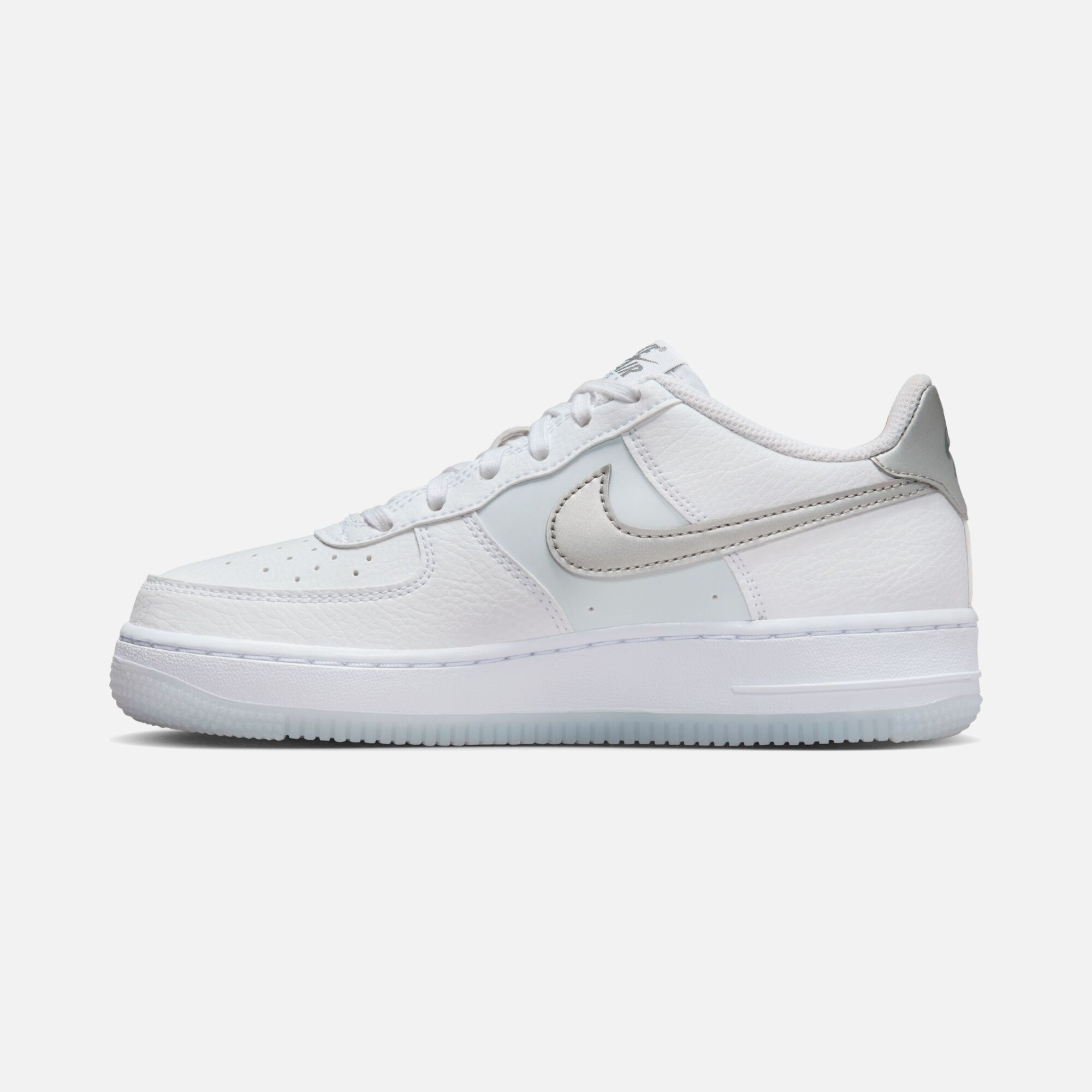 Nike Air Force 1 ''Metallic Silver Swoosh'' (GS) Spor Ayakkabı