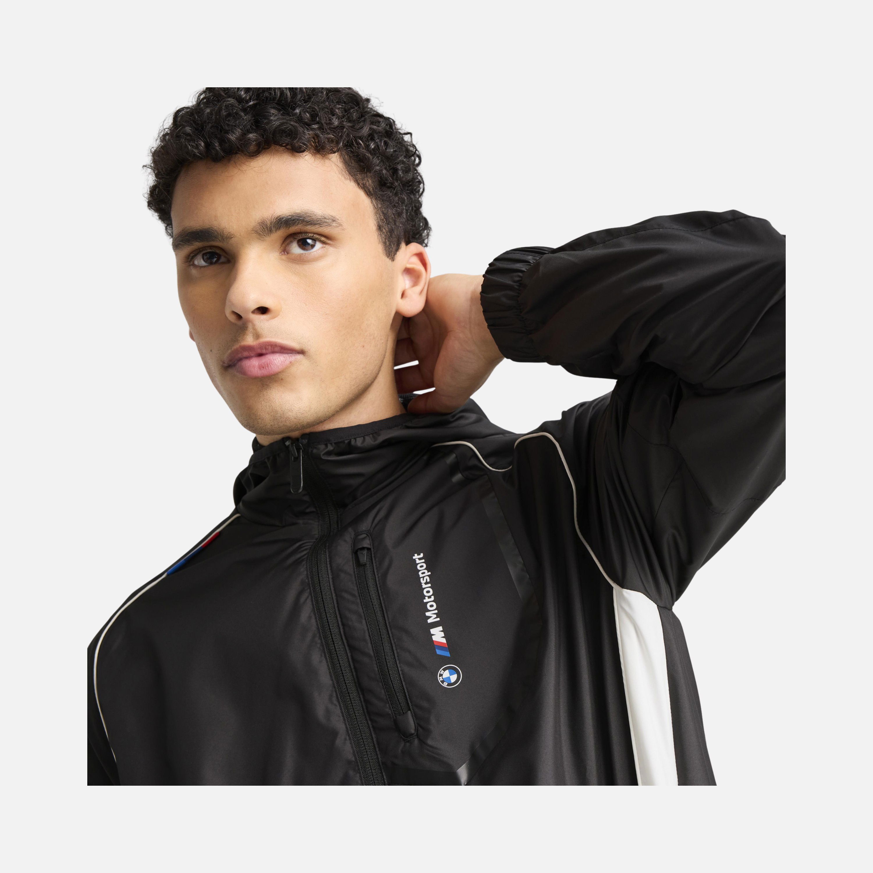 Puma BMW M Motorsport Spacer Woven Fabric Full-Zip Erkek Ceket