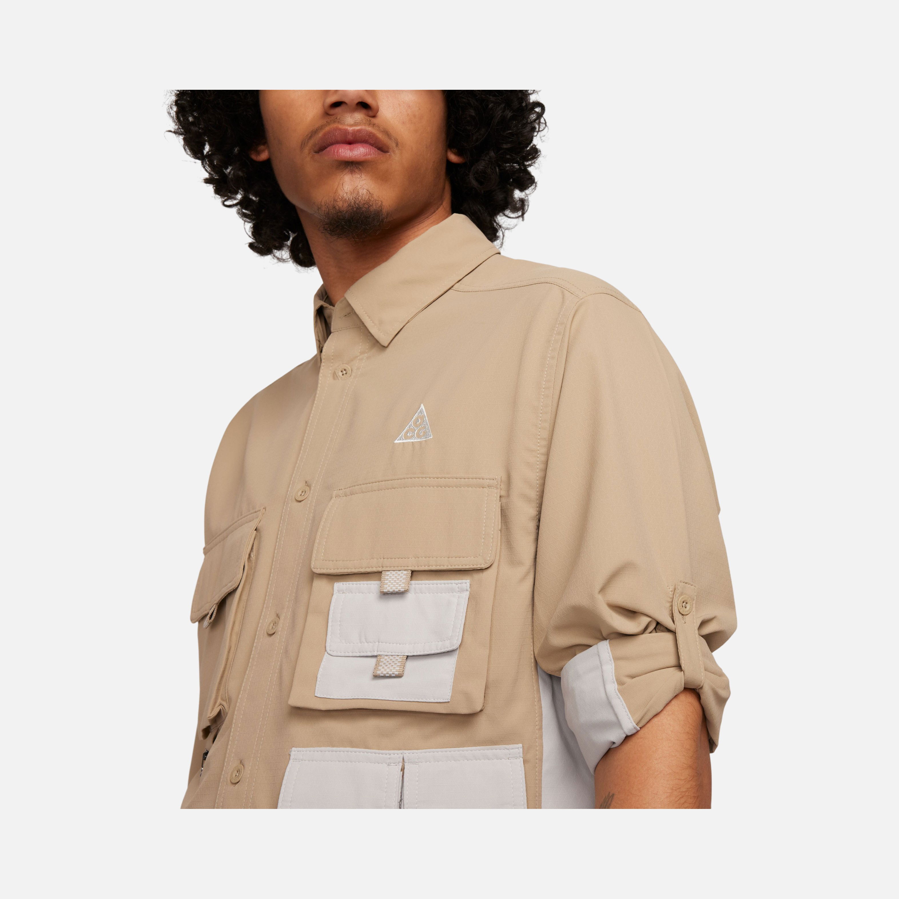 Nike Sportswear ACG Dri-Fit UV ''Devastation Trail'' Full-Button Long-Sleeve Erkek Gömlek