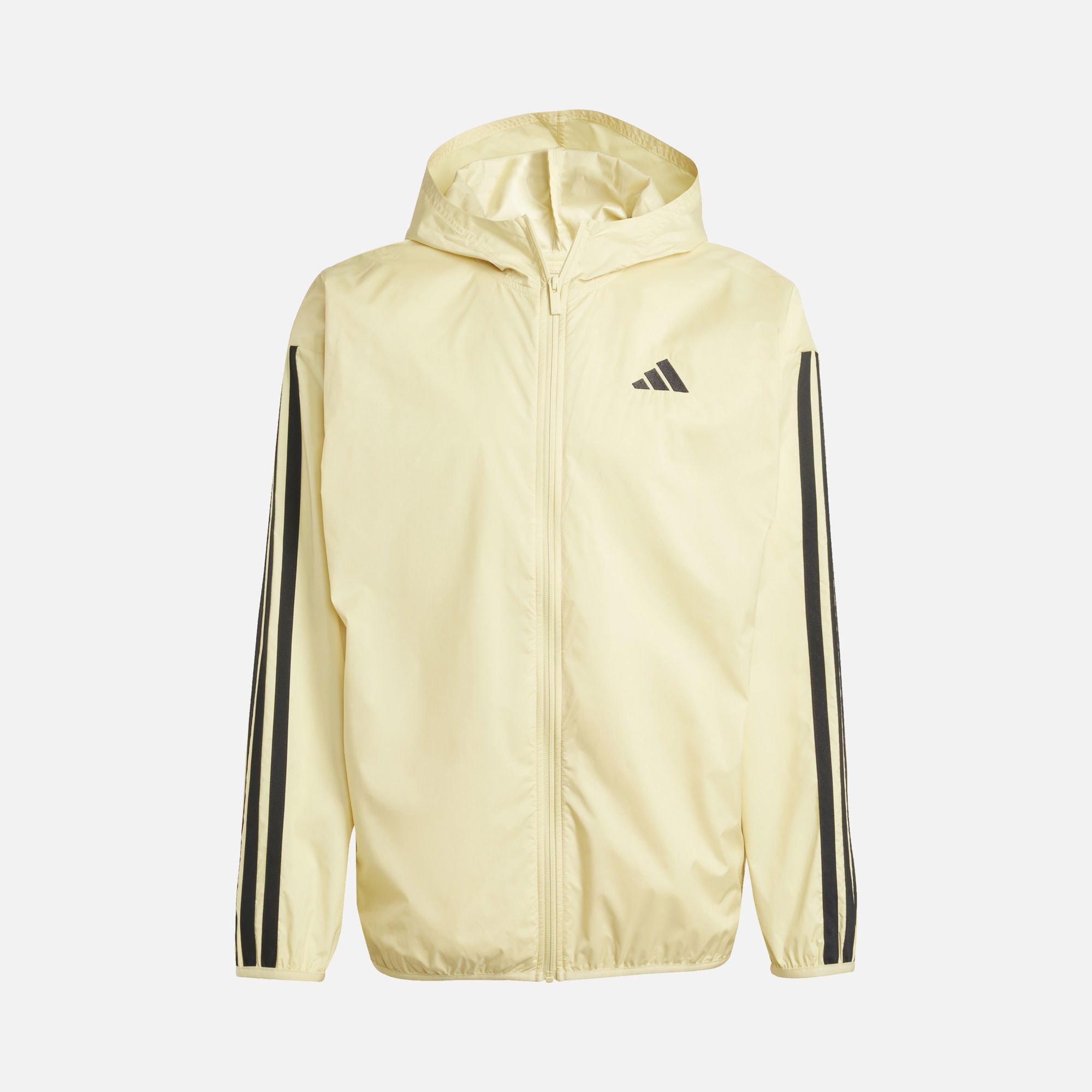 adidas Essentials 3-Stripes Windbreaker Full-Zip Adjustable Hooded Erkek Ceket