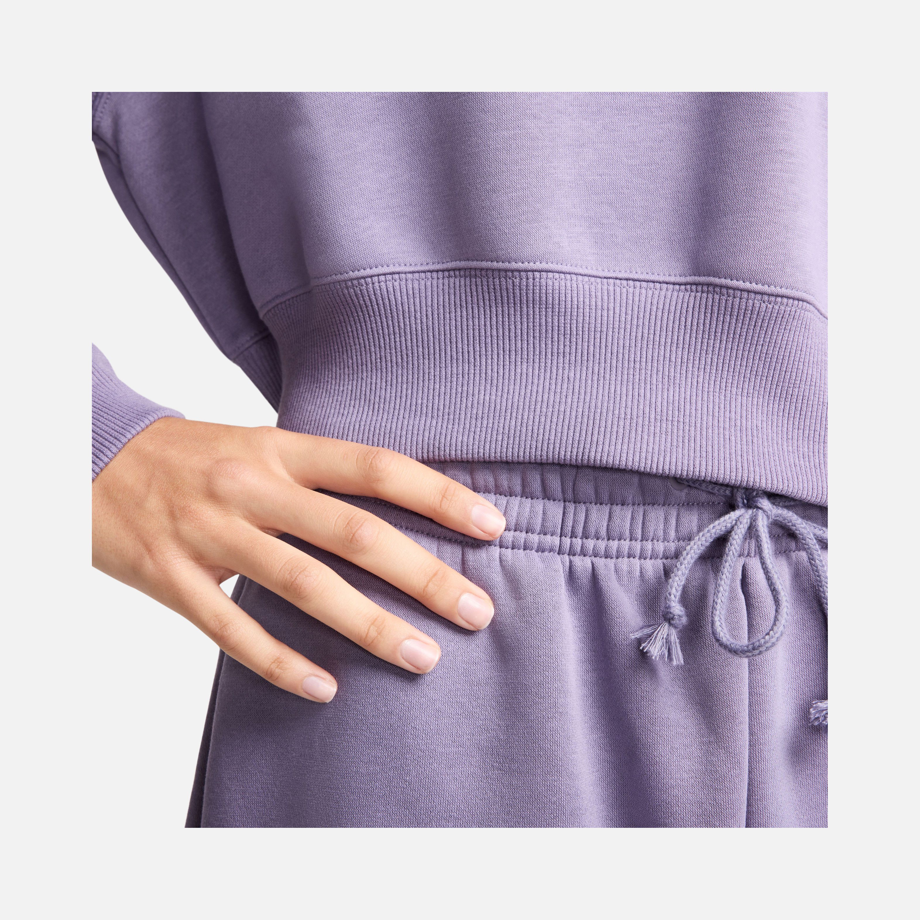 Nike Sportswear Phoenix Fleece Cropped V-Neck  Kadın Sweatshirt