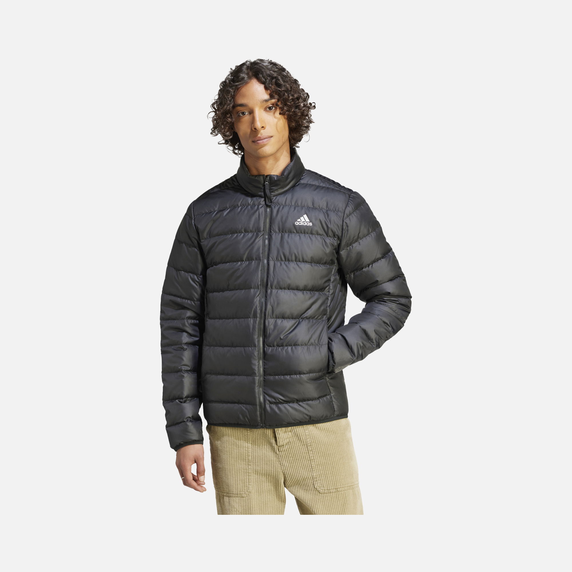 adidas Essentials Light Down Full-Zip FW23 Hoodie Erkek Ceket