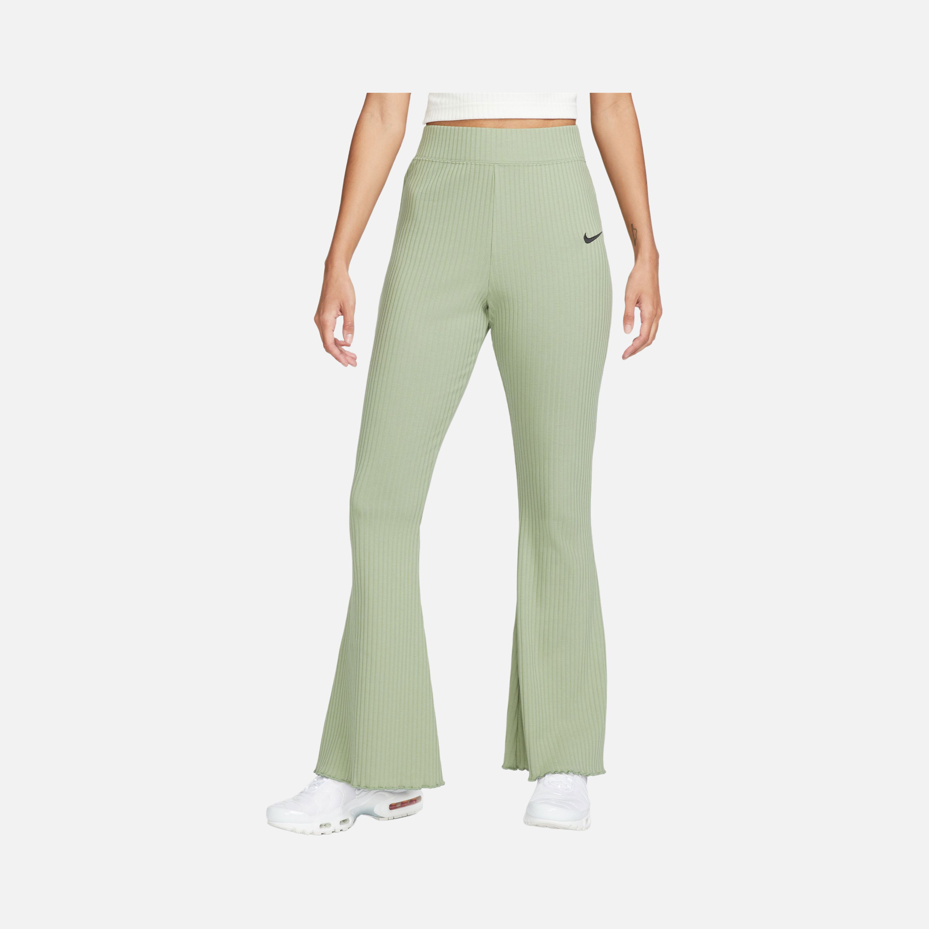 Nike Sportswear High-Waisted Wide Leg Ribbed Kadın Eşofman Altı