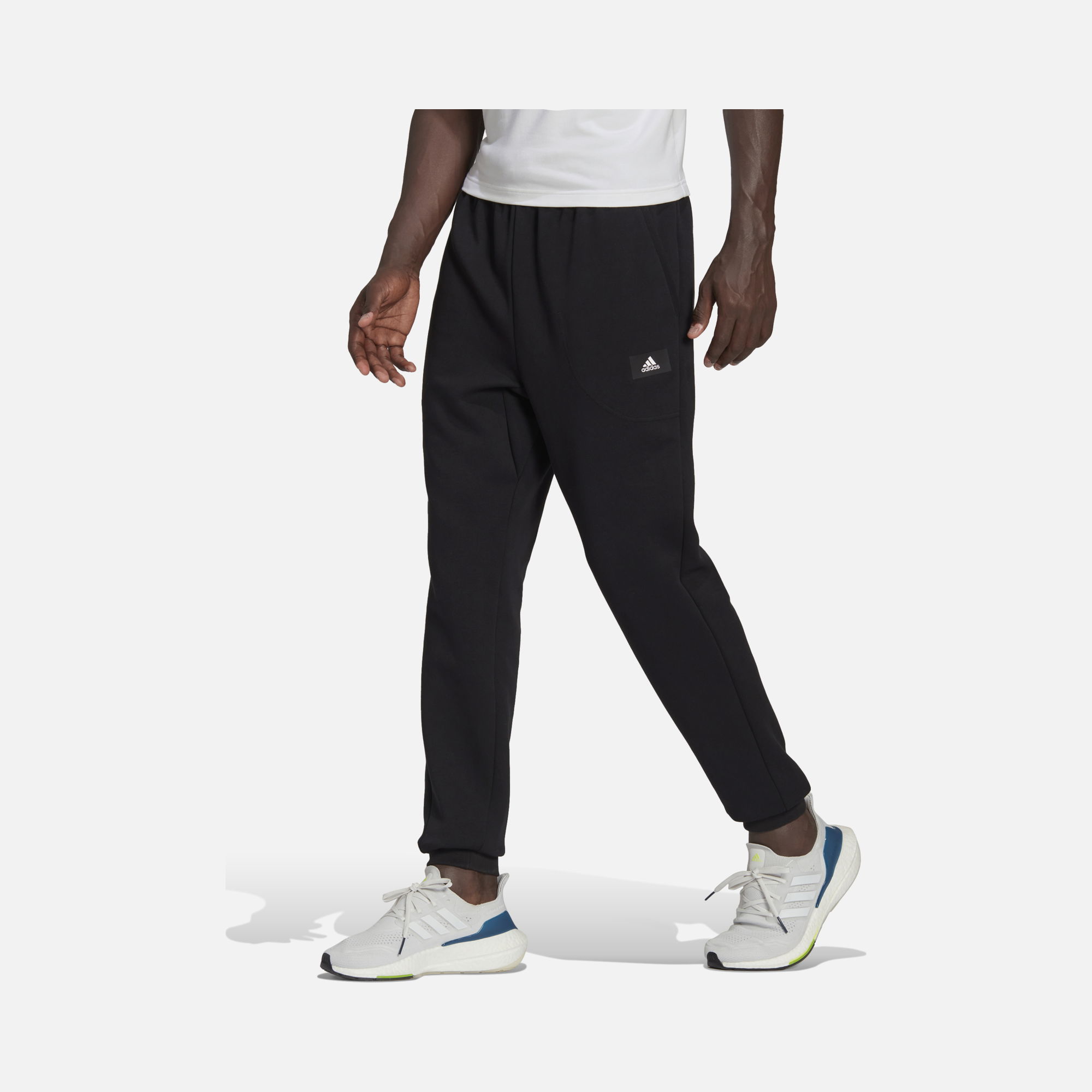 adidas Sportswear Future Icons Doubleknit Erkek Siyah Eşofman Altı