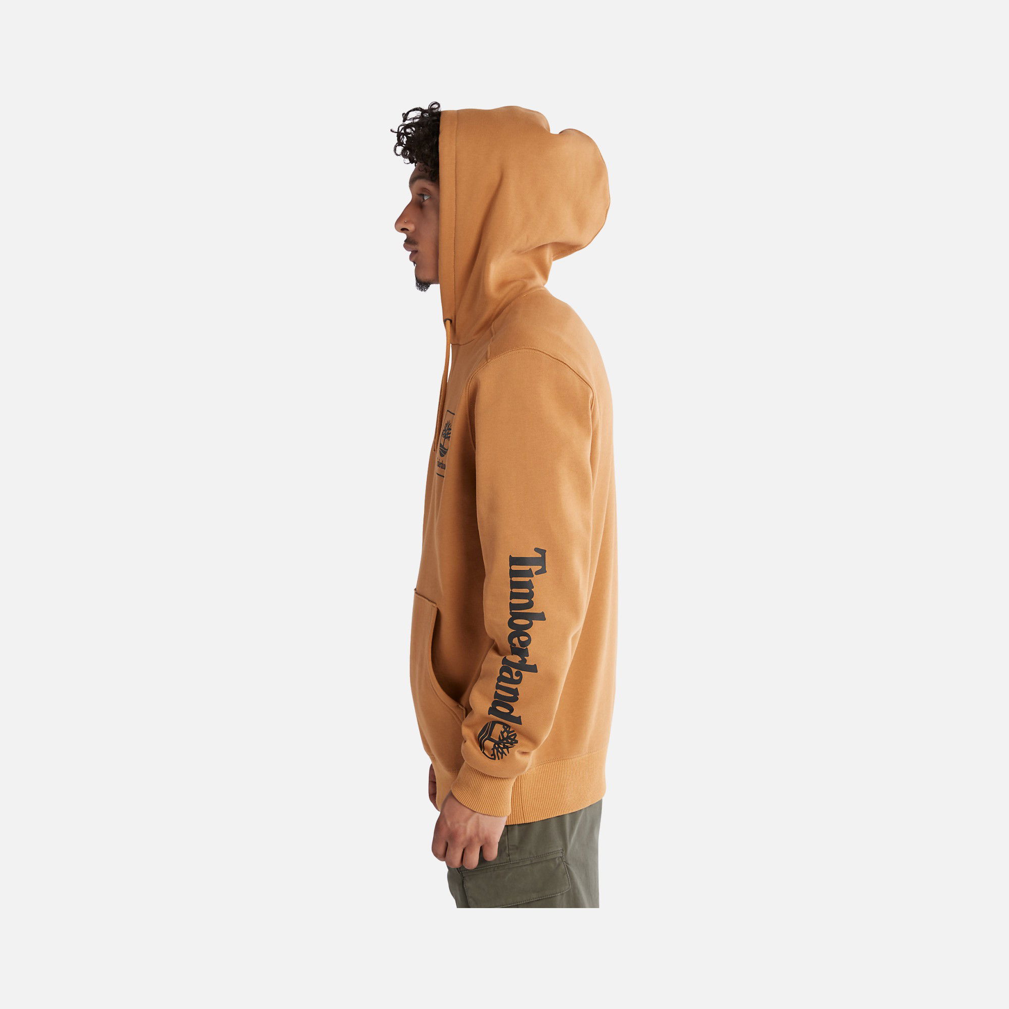 Timberland Sportswear Stack Logo Print Hoodie Erkek Sweatshirt