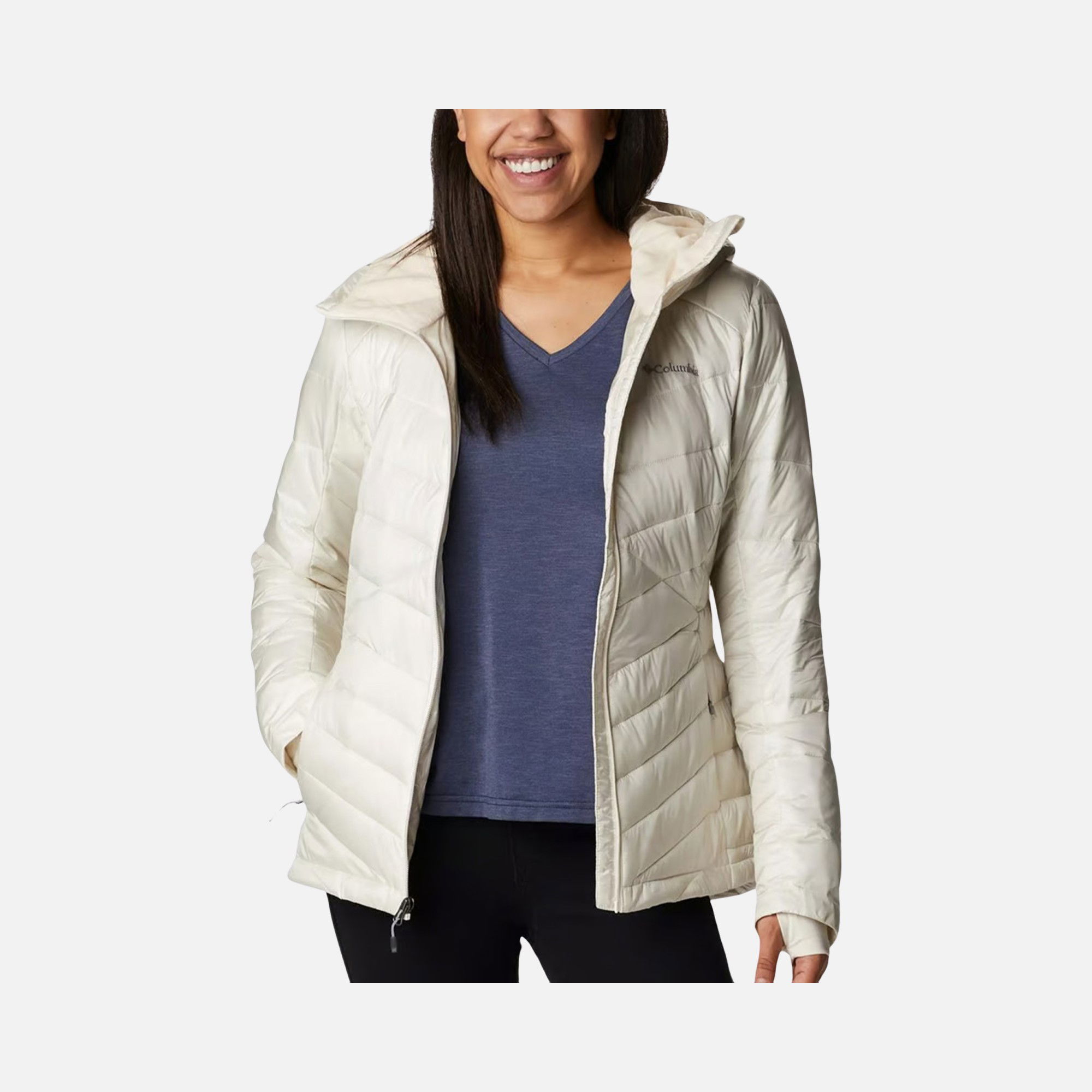 Columbia Sportswear WK7102 Joy Peak Full-Zip Hoodie Kadın Mont