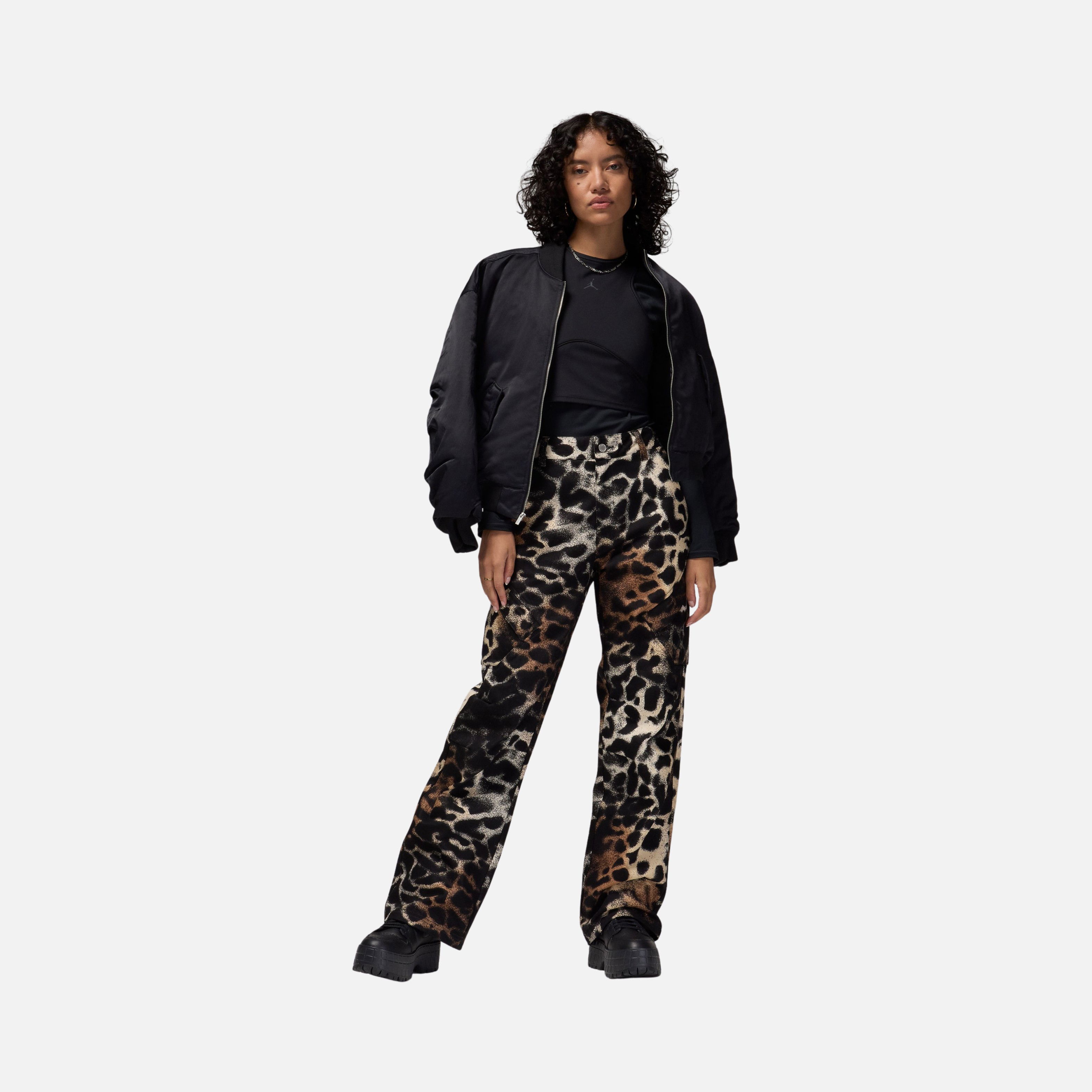 Nike Jordan Essentials Chicago Printed Diamond Shaped Cargo Pockets Kadın Pantolon