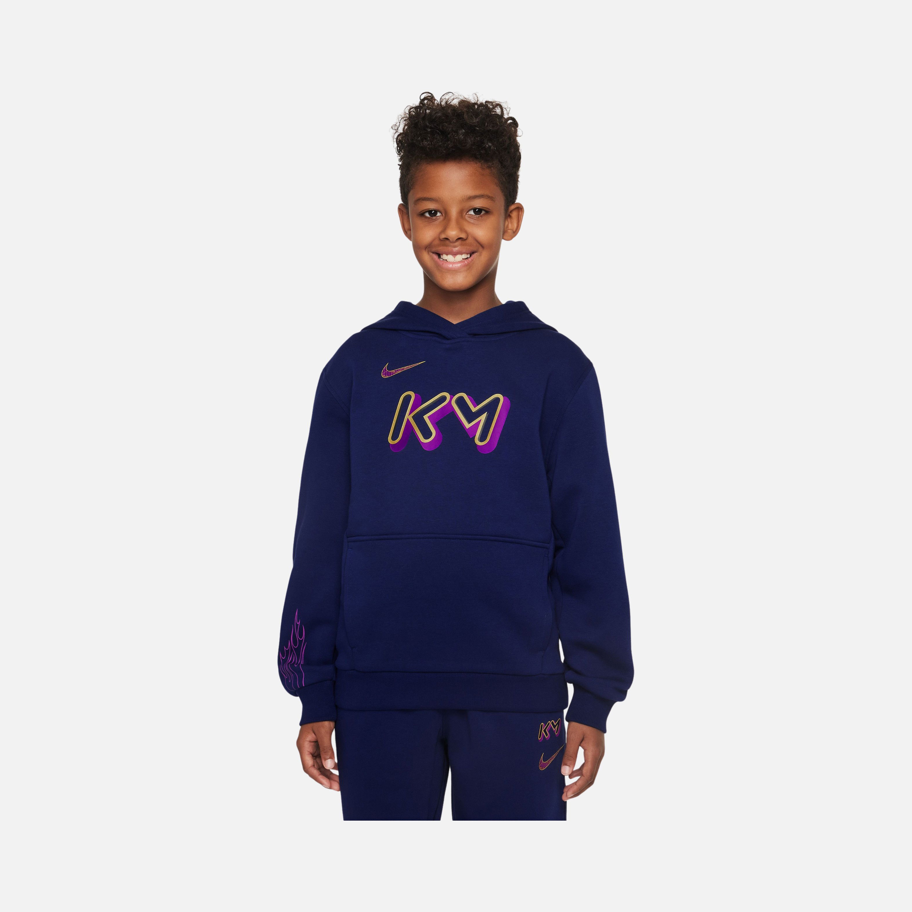 Nike Kylian Mbappe Club Fleece Hoodie Pd Çocuk Sweatshirt