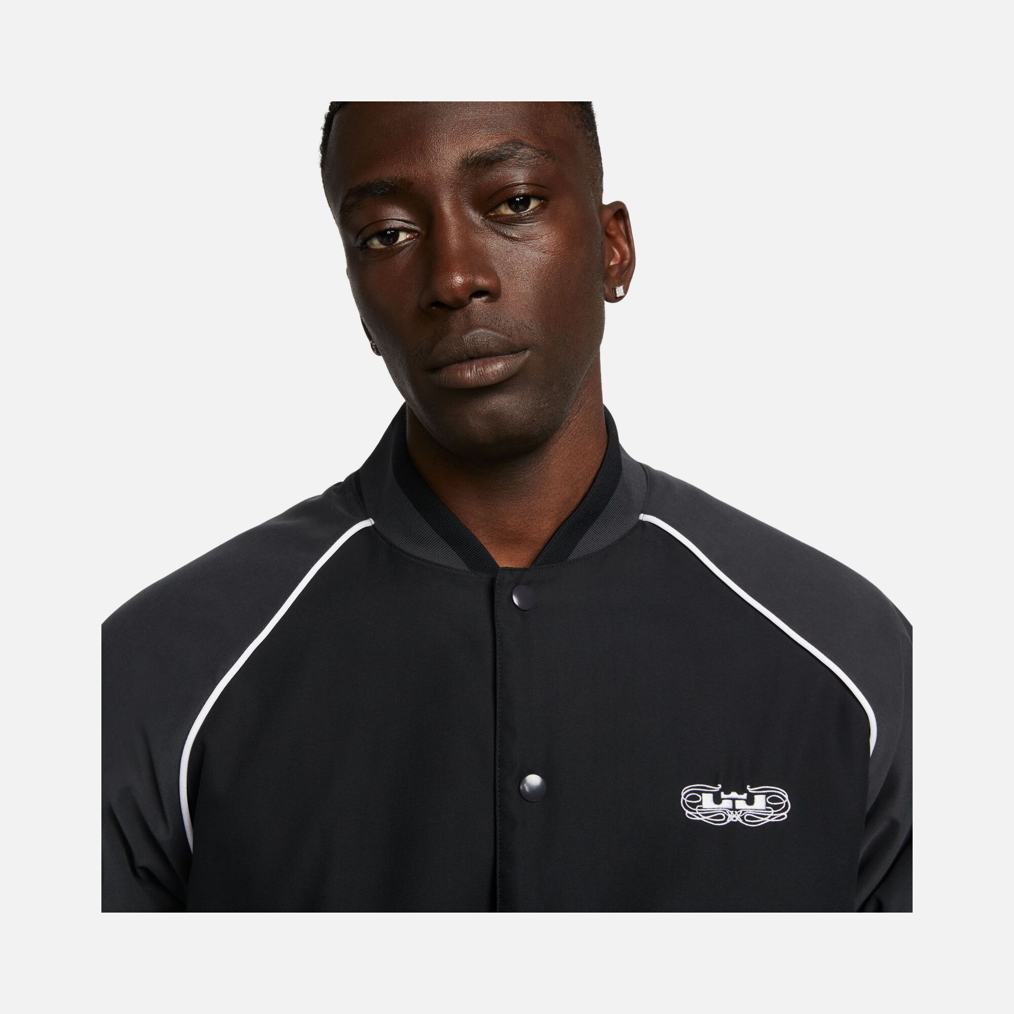 Nike LeBron Protect Basketball Full Length Snap Fastener Erkek Ceket