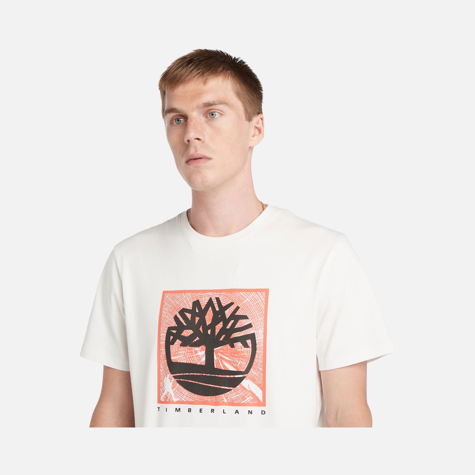 Timberland Sportswear Front Graphic SS24 Short-Sleeve Erkek Tişört