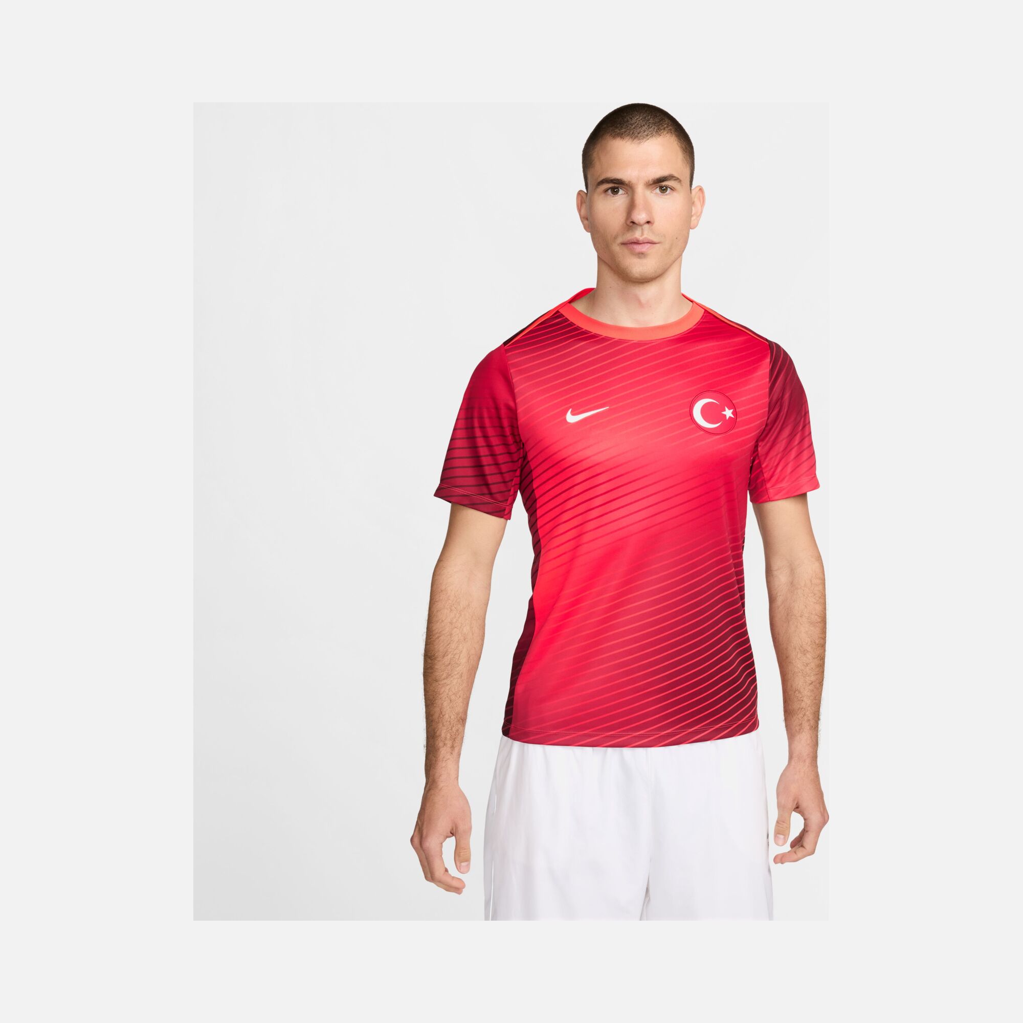 Nike Türkiye Academy Pro İç Saha Dri-Fit Pre-Match Short-Sleeve Erkek Tişört