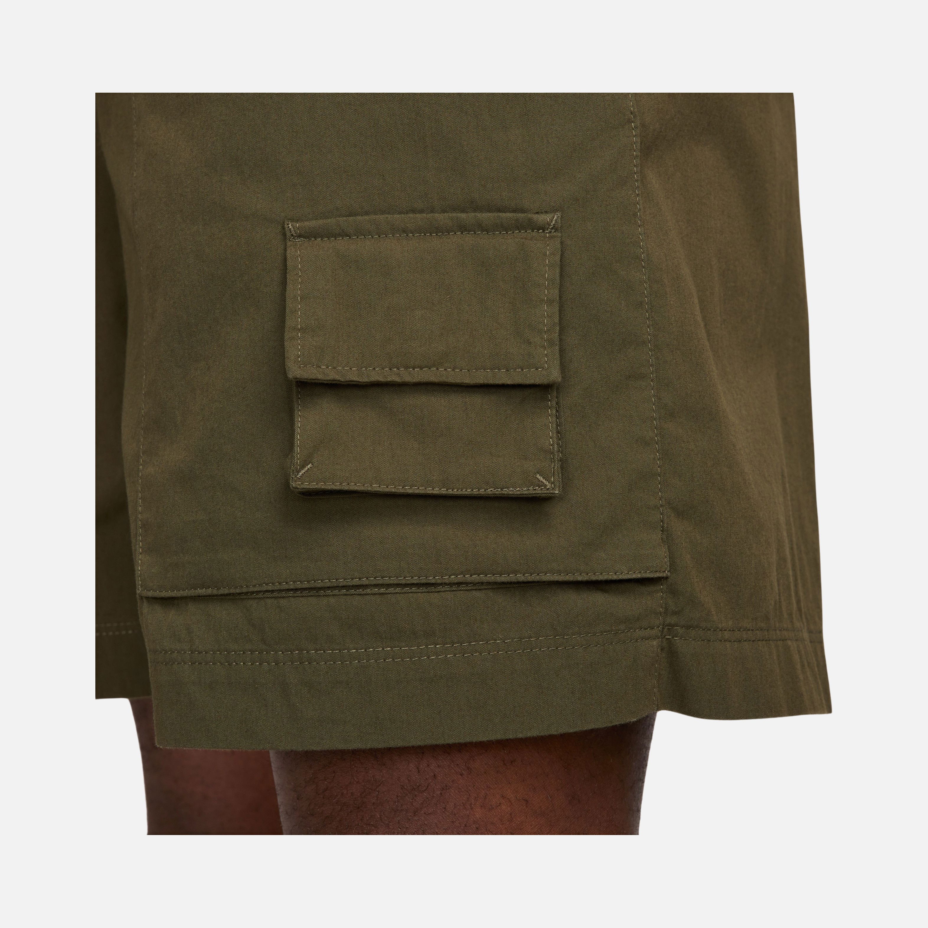 Nike Life Camp Stonewashed Twill Fabric Erkek Şort