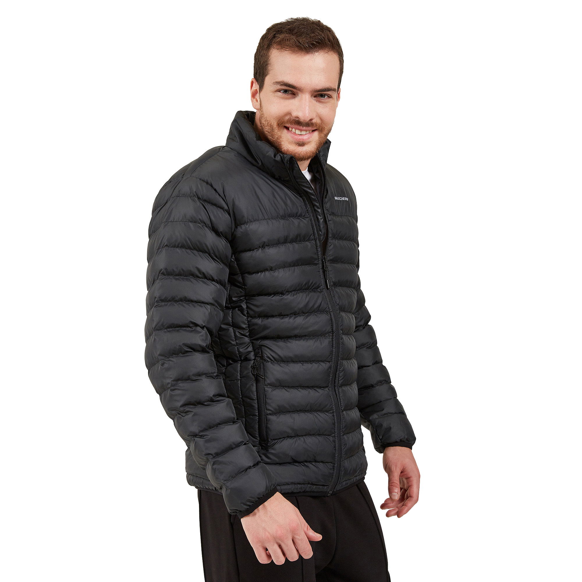Skechers Essential Turtle Neck Full-Zip Erkek Mont