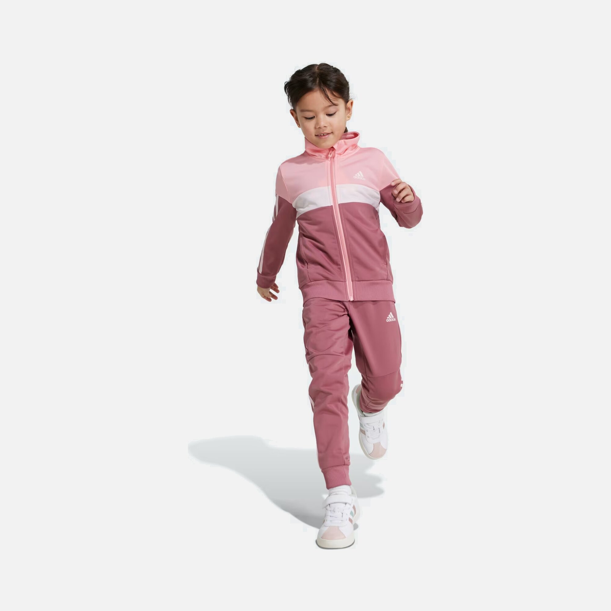 adidas Sportswear Tiberio 3-Stripes Colorblock Shiny Çocuk Eşofman Takımı