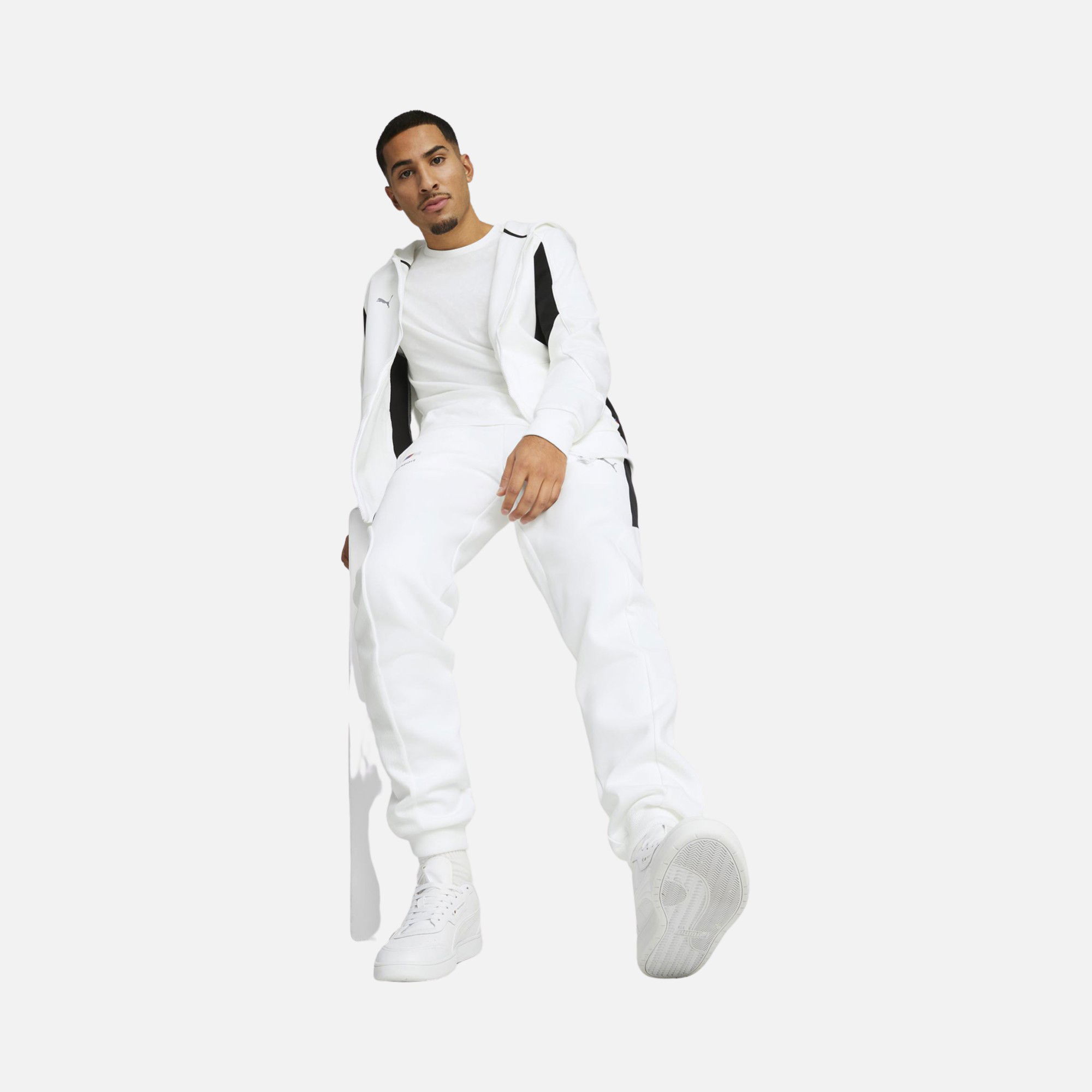 Puma Sportswear BMW M Motorsport Full-Zip Hoodie Erkek Sweatshirt