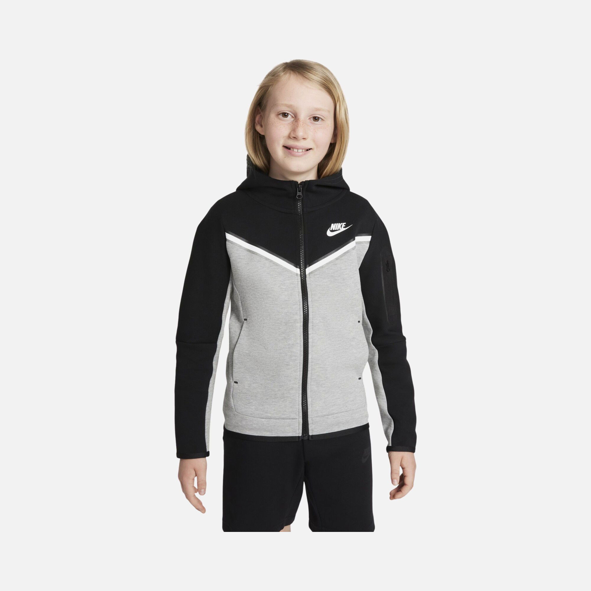 Nike Sportswear Tech Fleece Full-Zip Hoodie (Boys') Çocuk Sweatshirt