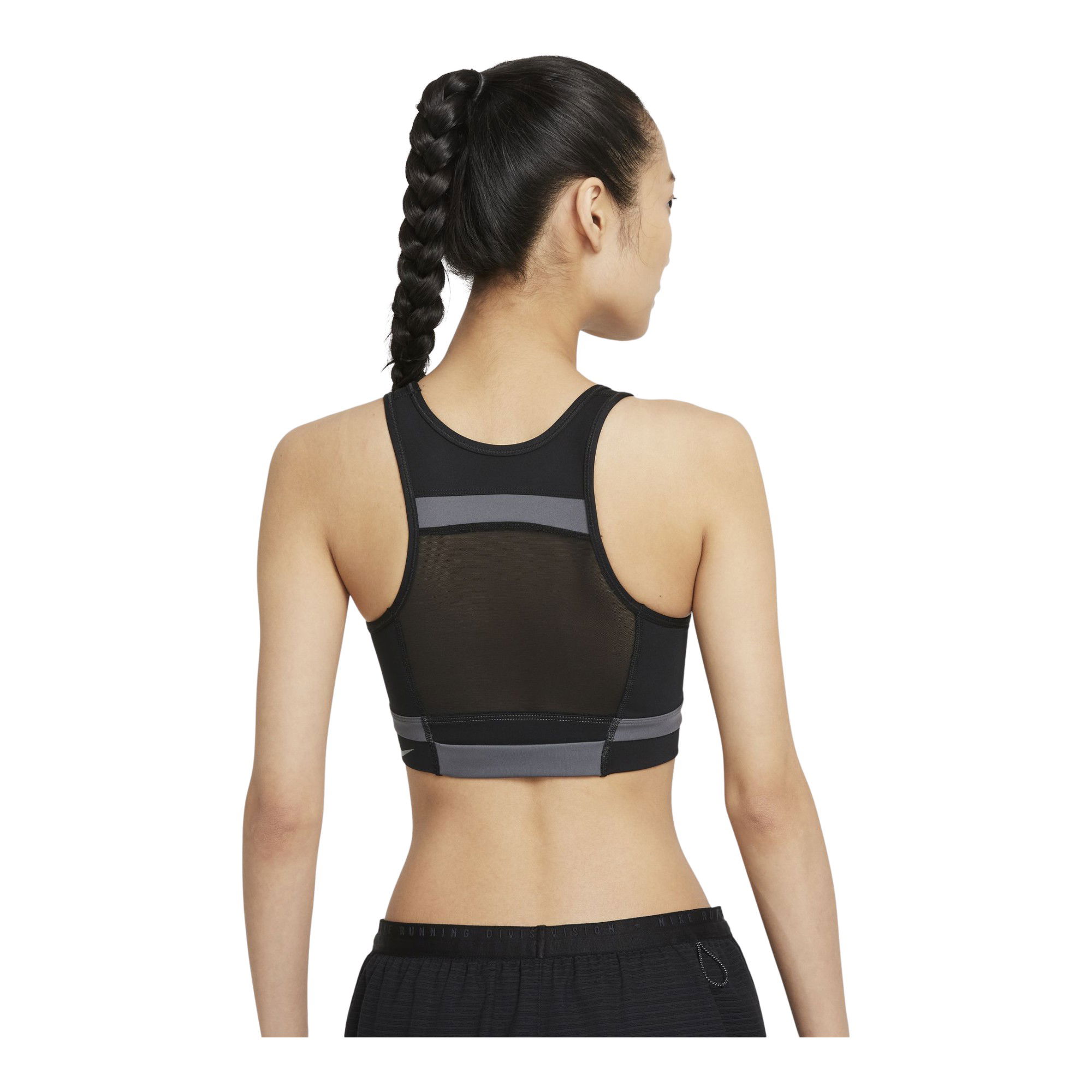 Nike Dri-Fit Swoosh Run Division Medium-Support 1-Piece Pad Longline Kadın Bra