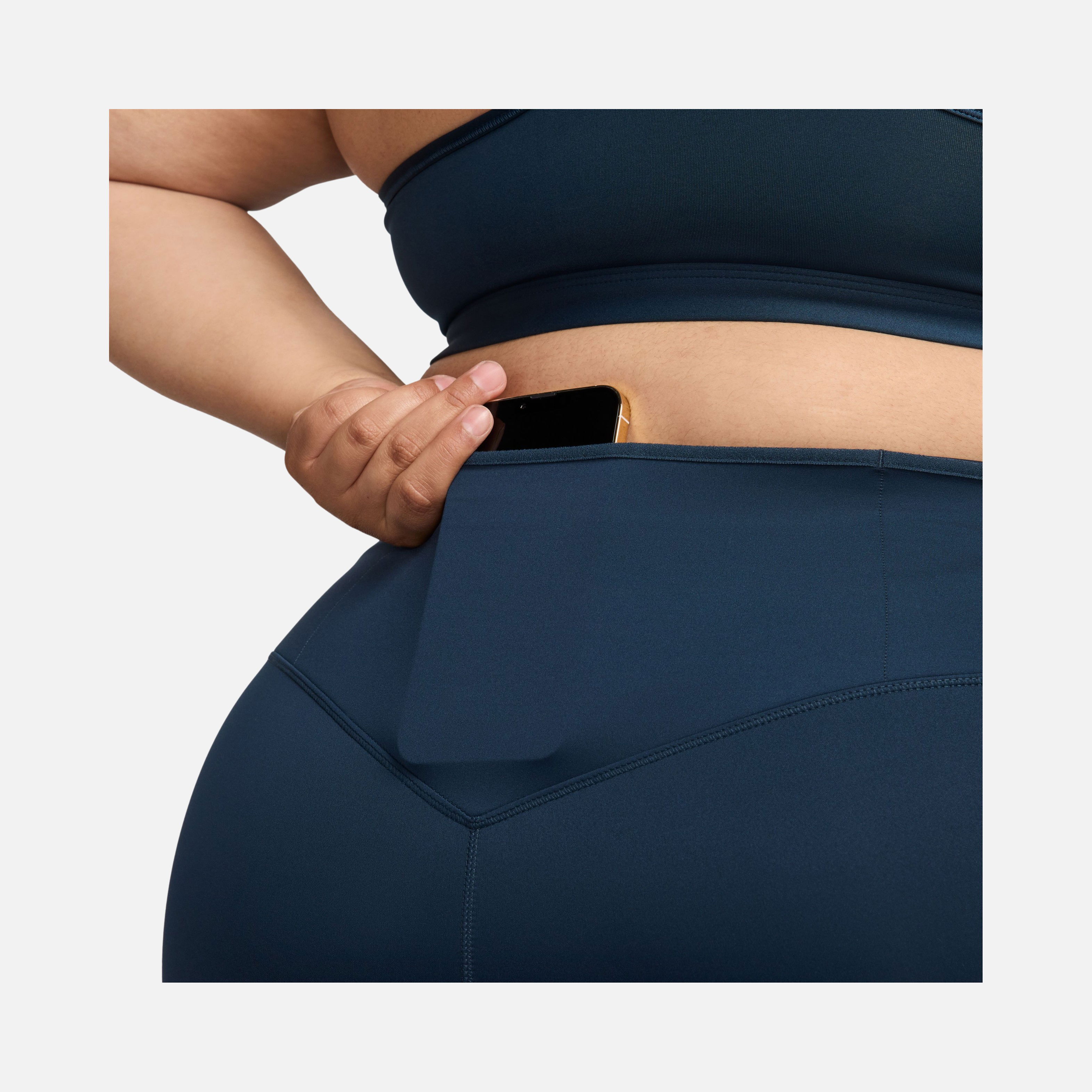Nike Go Firm-Support High-Waisted 7/8 Training (Plus-Size) Kadın Tayt