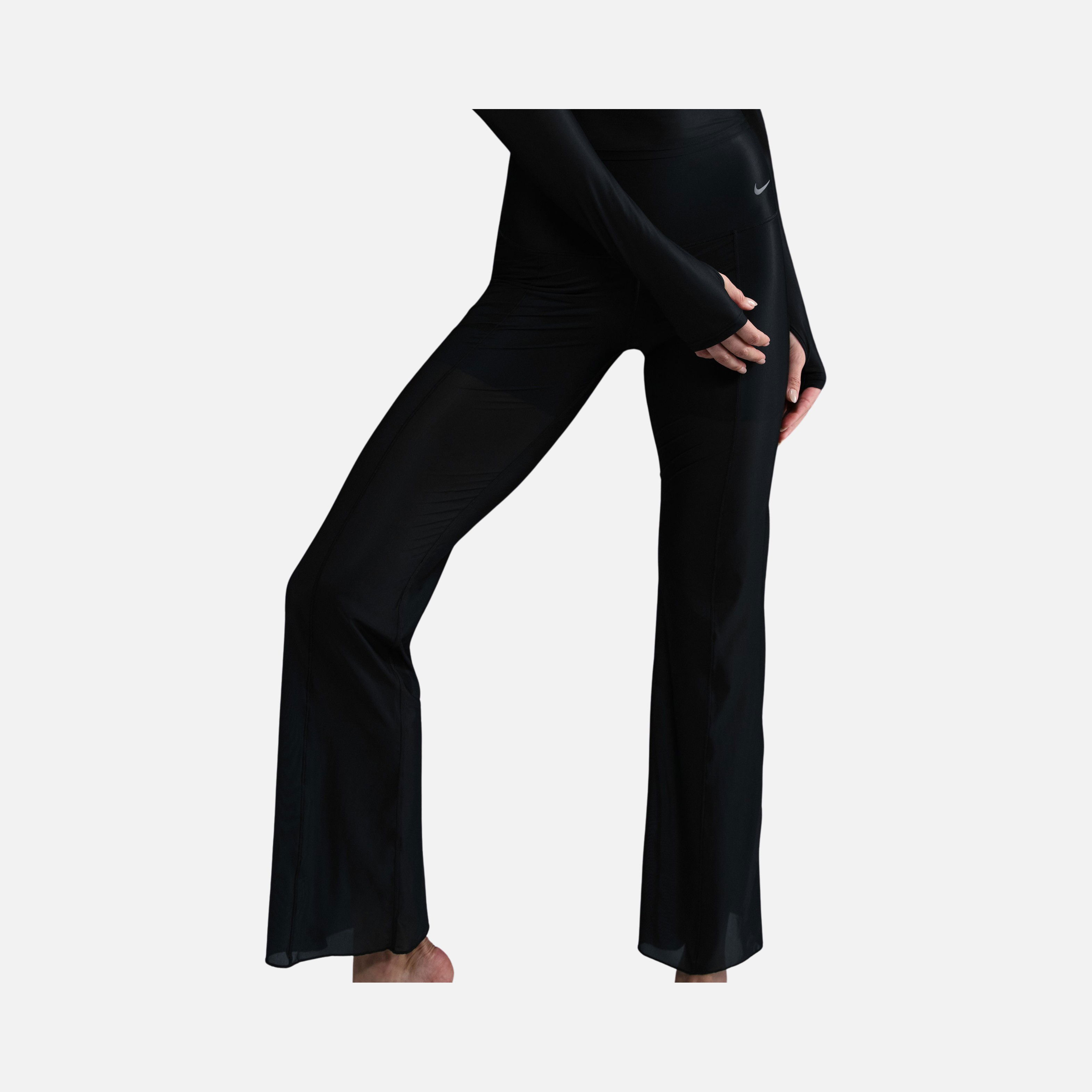 Nike Dri-Fit Zenvy High Waist Sheer Training Kadın Pantolon