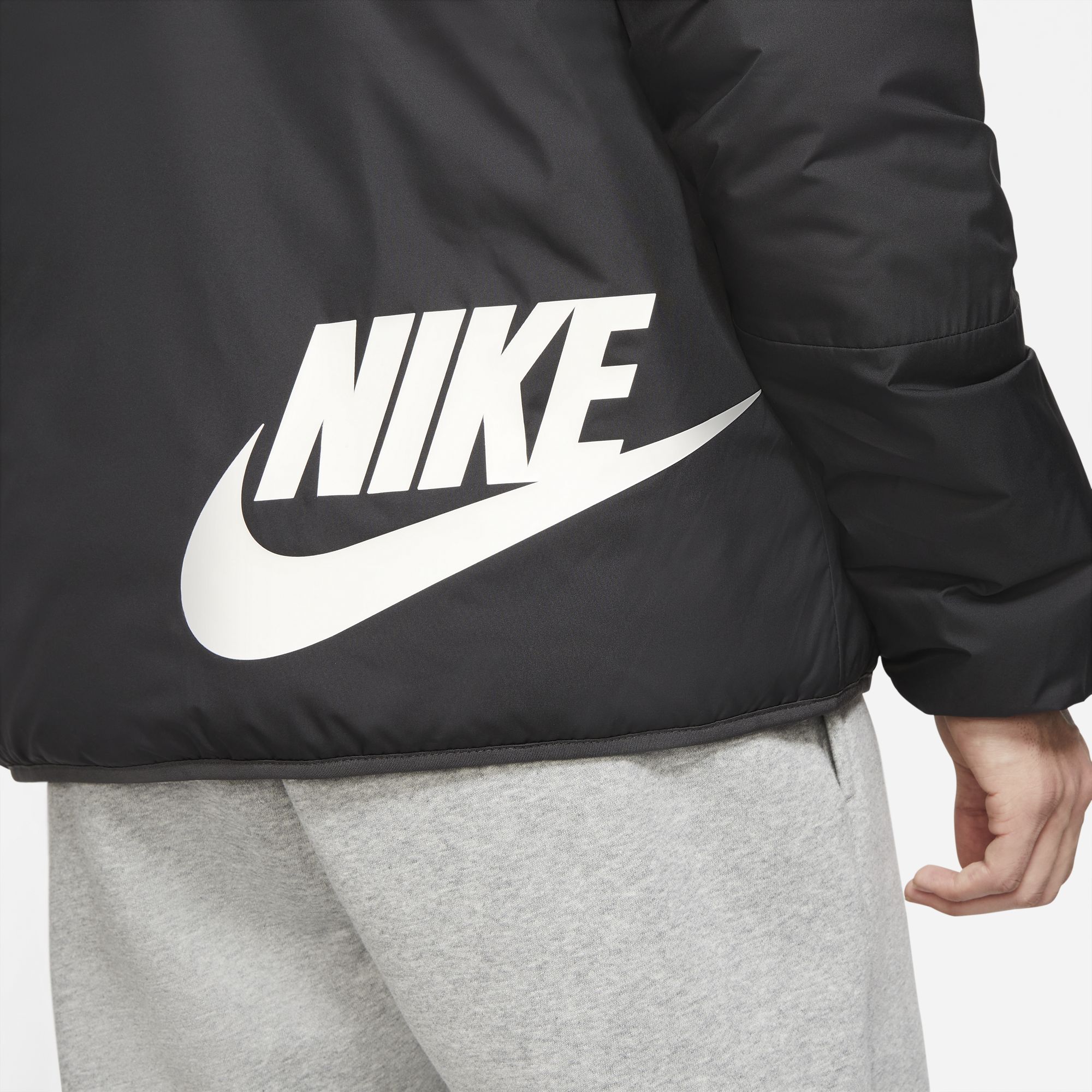 Nike Sportswear Therma-Fit Legacy Reversible Full-Zip Hoodie Erkek Mont