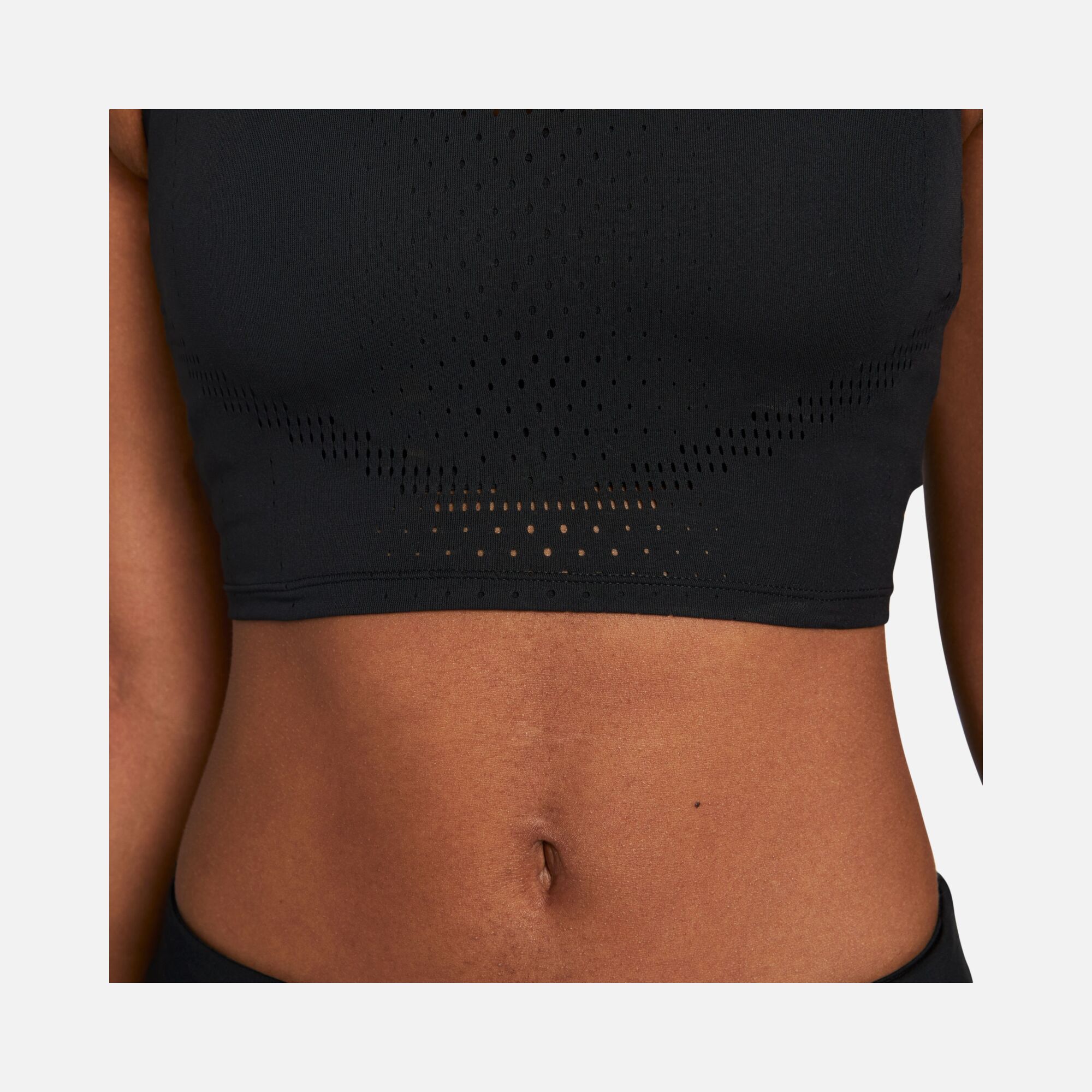 Nike Dri-Fit ADV AeroSwift Cropped Running Kadın Atlet