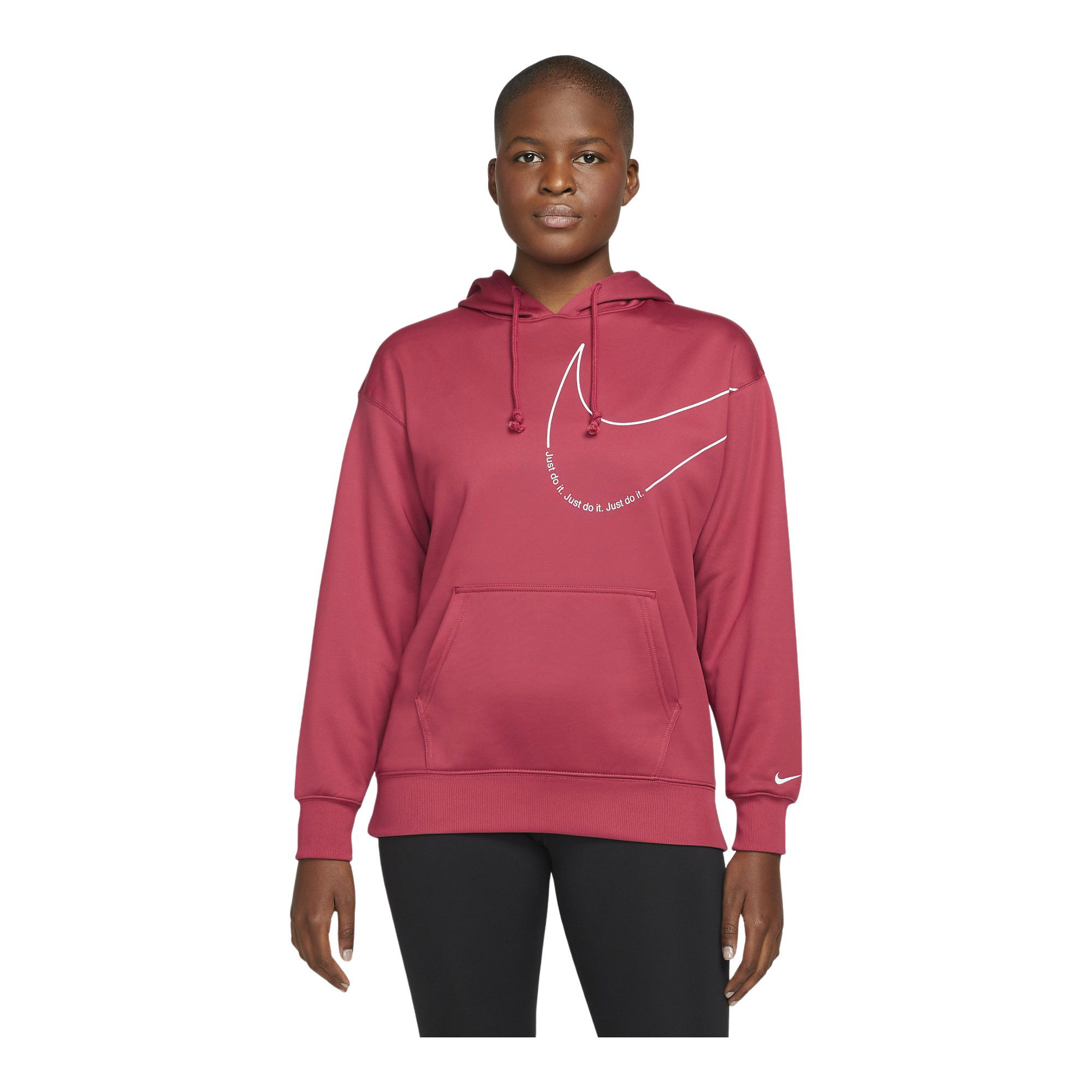 Nike Therma-Fit Fleece Pullover Graphic Training Hoodie Kadın Sweatshirt