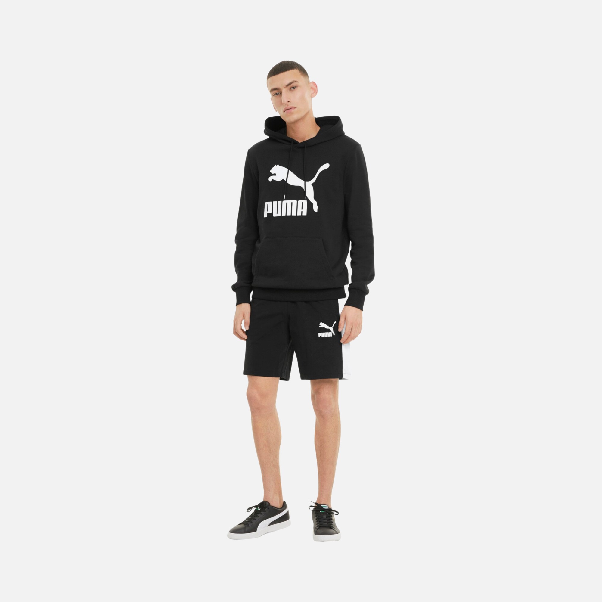 Puma Sportswear Classics Graphic Logo Hoodie Erkek Sweatshirt