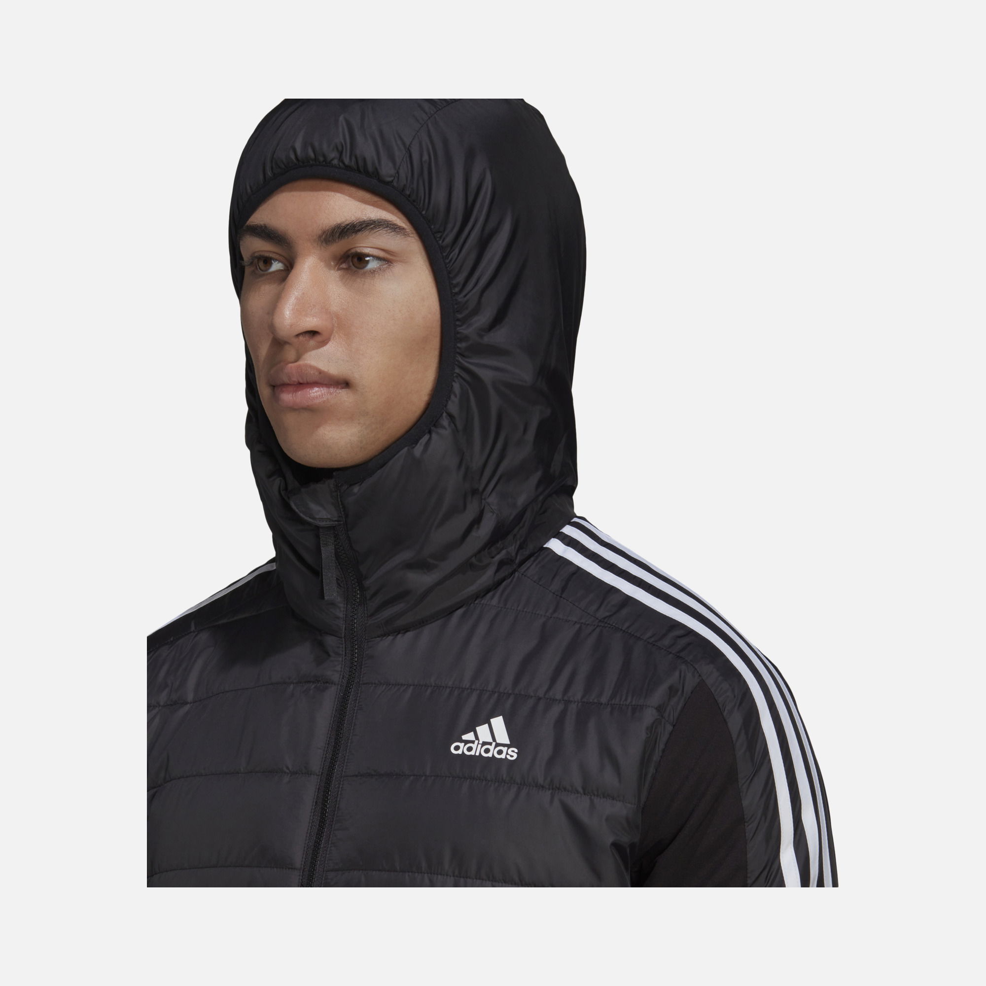 adidas Sportswear Essentials Insulated 3-Stripes Full-Zipp Hooded Erkek Ceket